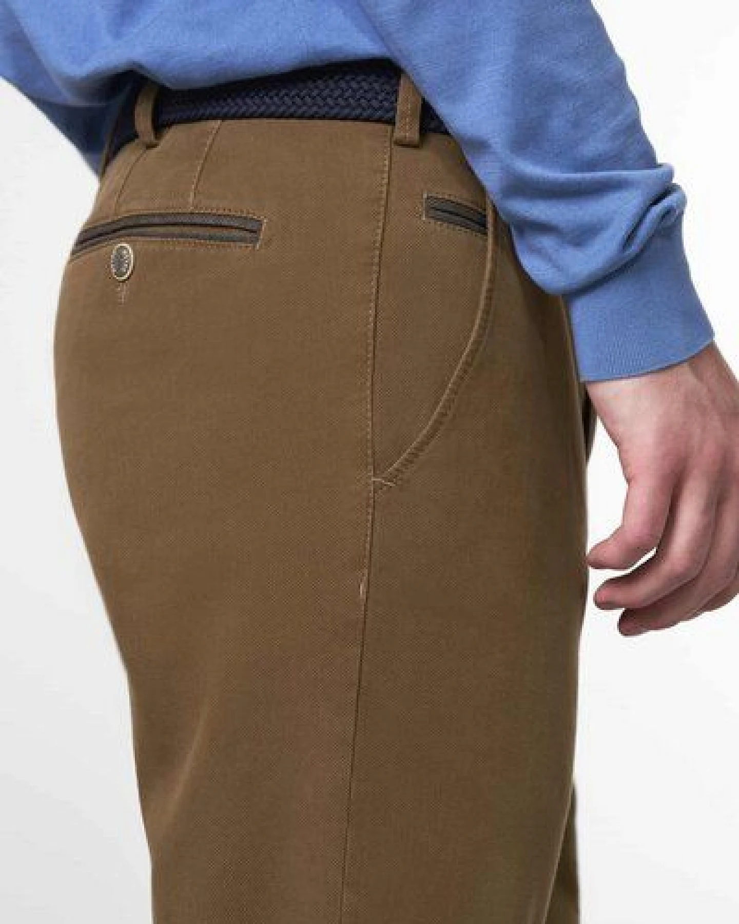 MEYER Chino im Canvas-Look – Ansicht 4