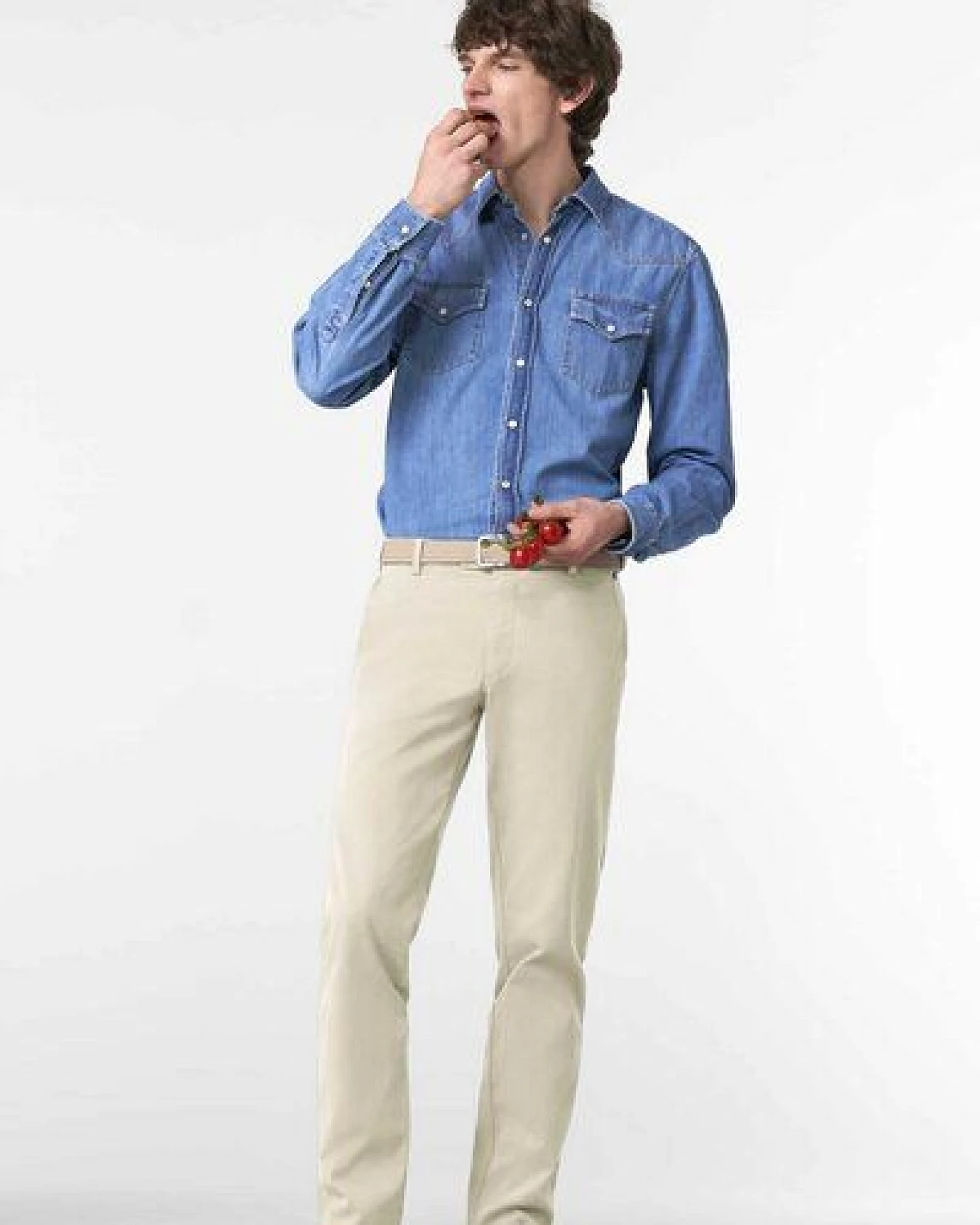 MEYER Chino im Canvas-Look – Ansicht 2