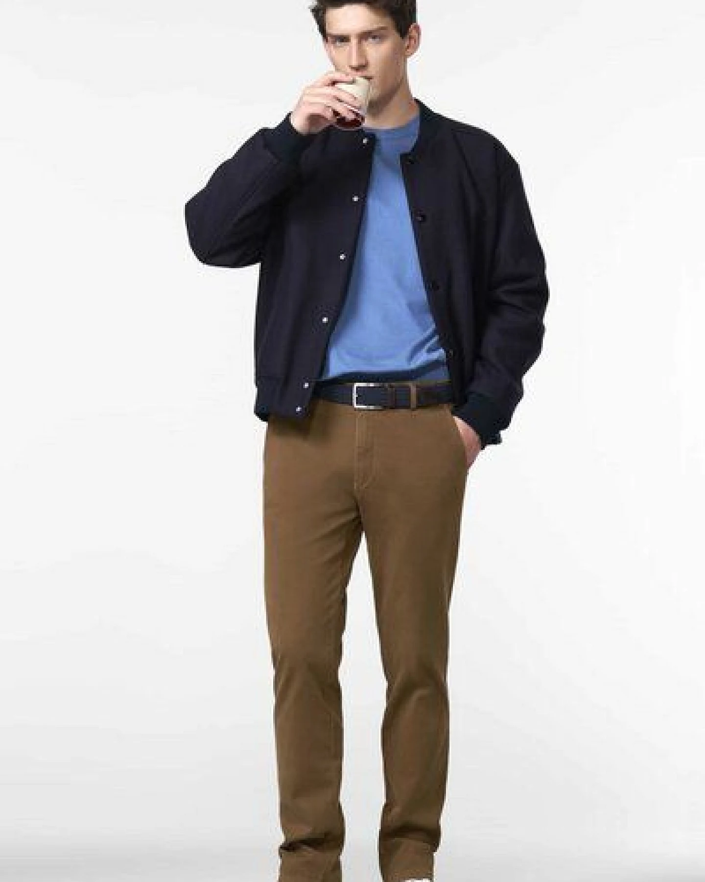MEYER Chino im Canvas-Look – Ansicht 2
