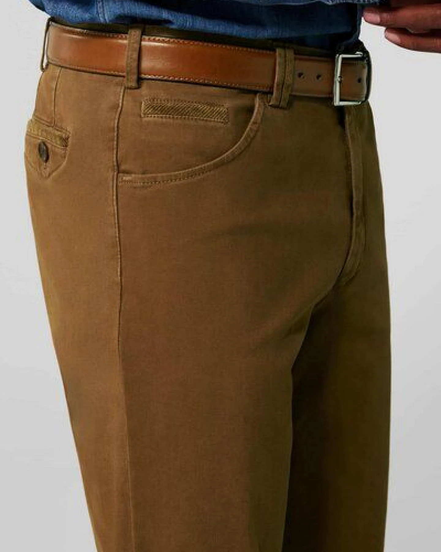 MEYER Double-Dyed Baumwoll-Chino – Ansicht 4