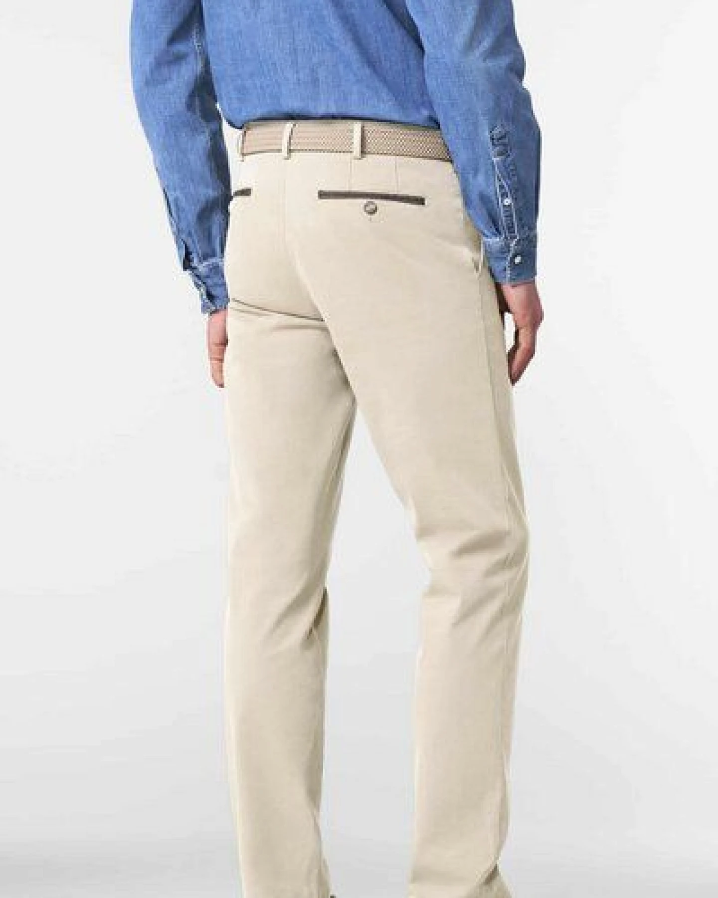 MEYER Chino im Canvas-Look – Ansicht 3