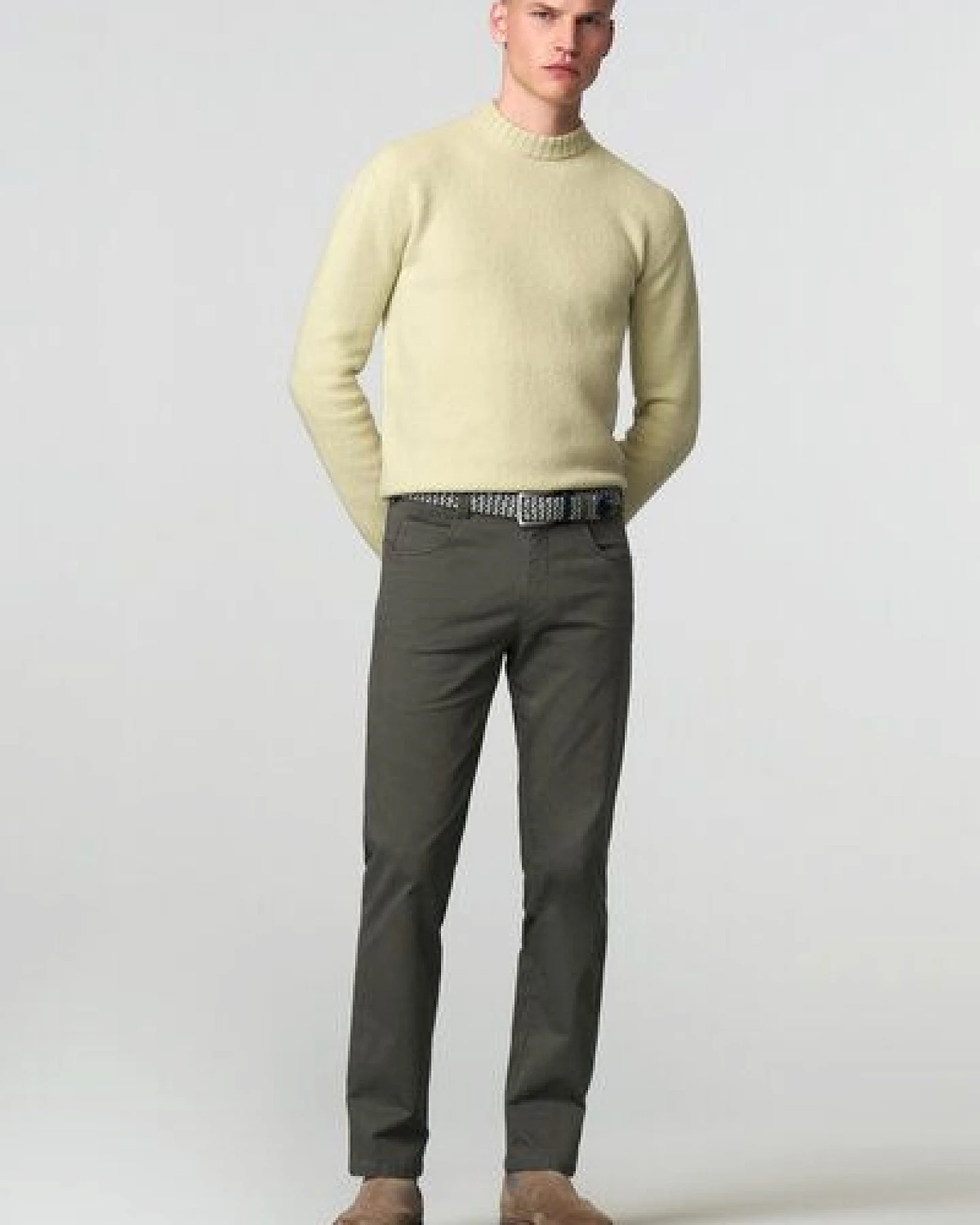 MEYER BI-COLOUR BAUMWOLLCHINO – Ansicht 2