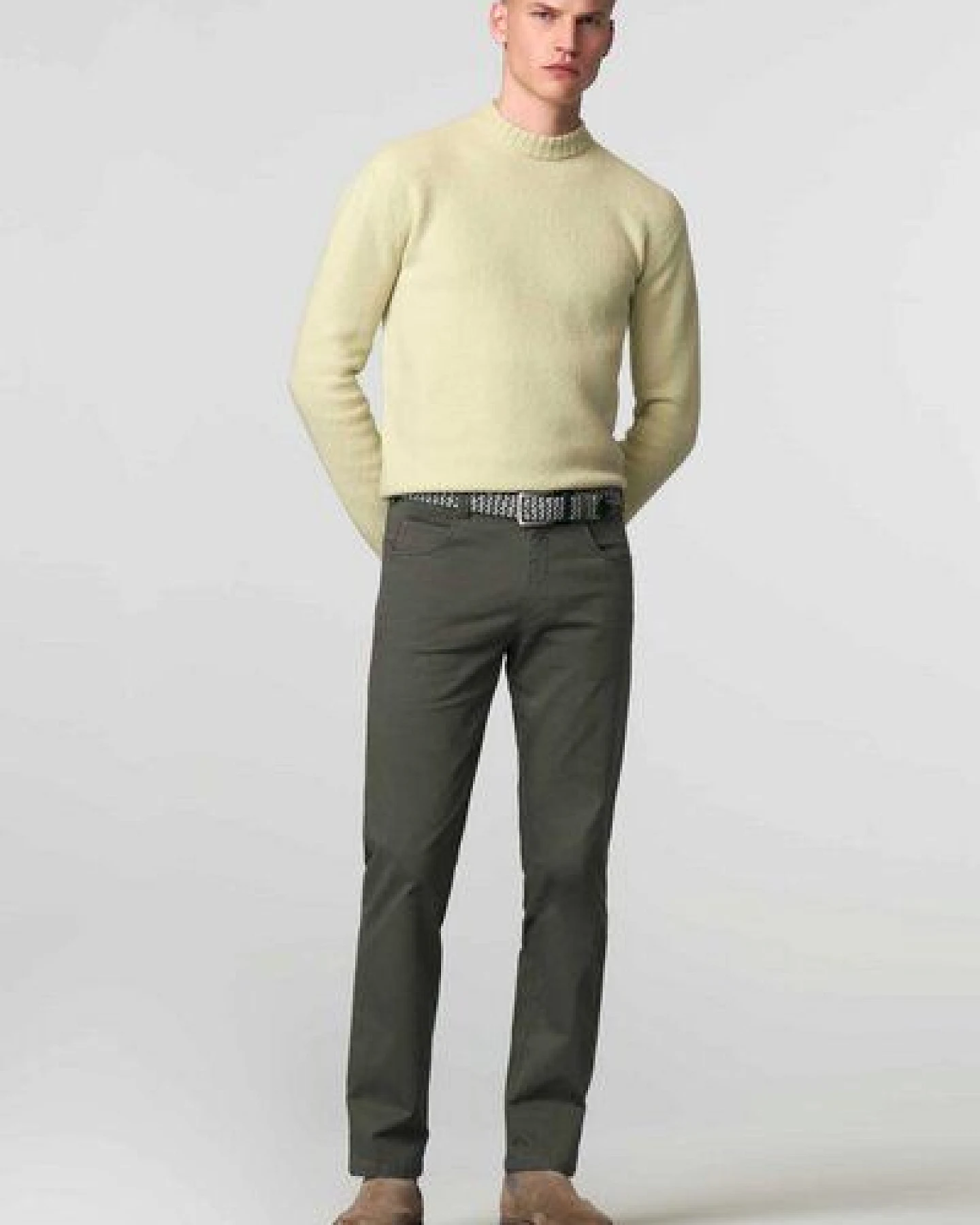 MEYER BI-COLOUR BAUMWOLLCHINO – Ansicht 2
