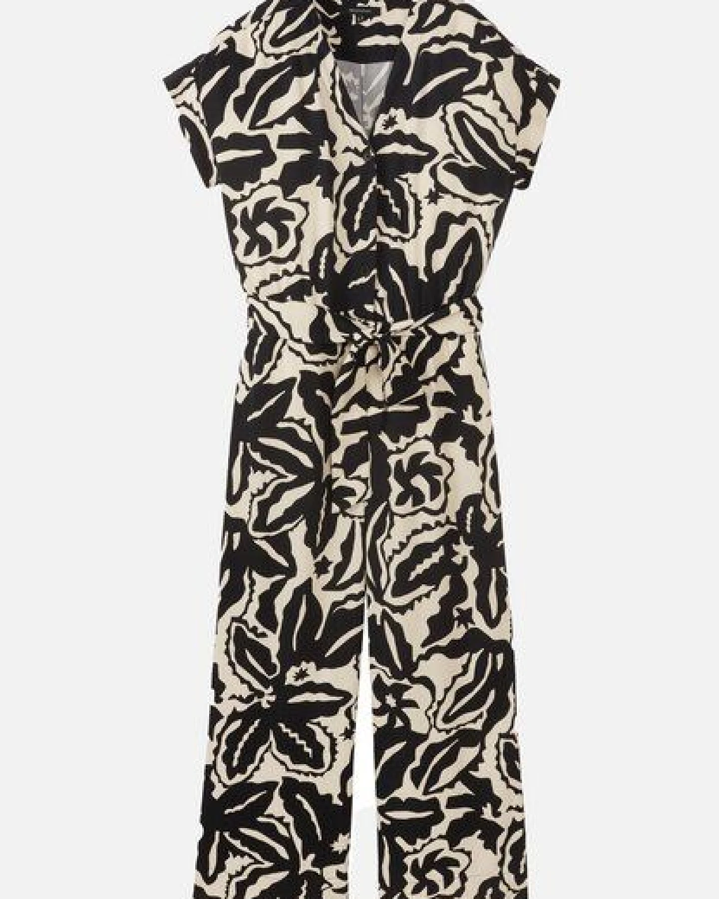 Damen Jumpsuit aus LENZING ECOVERO Viskose - DIANELLA BOTANICAL - recolution – Ansicht 2