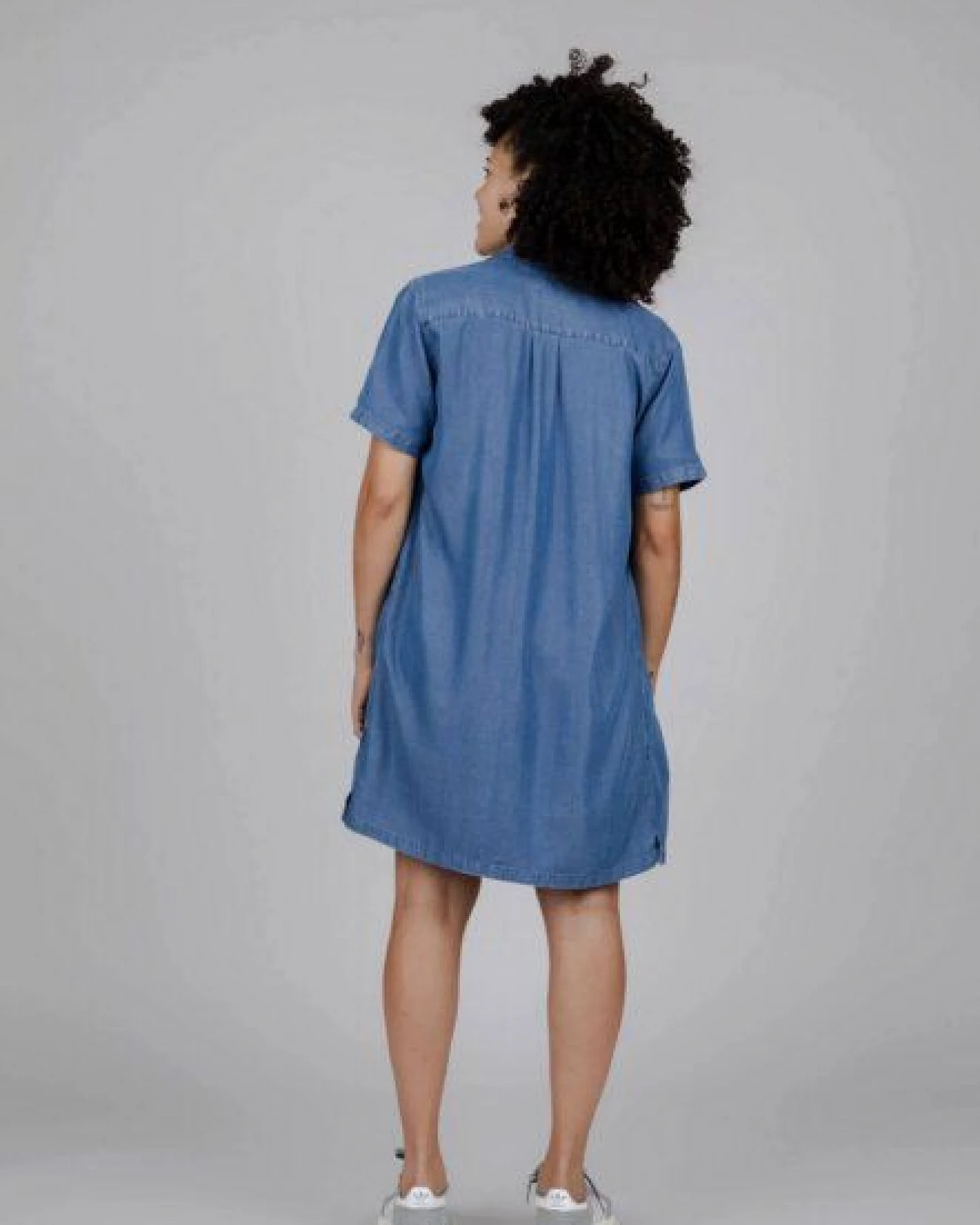 Brava Fabrics Denim Aloha Overshirt Indigo – Ansicht 2