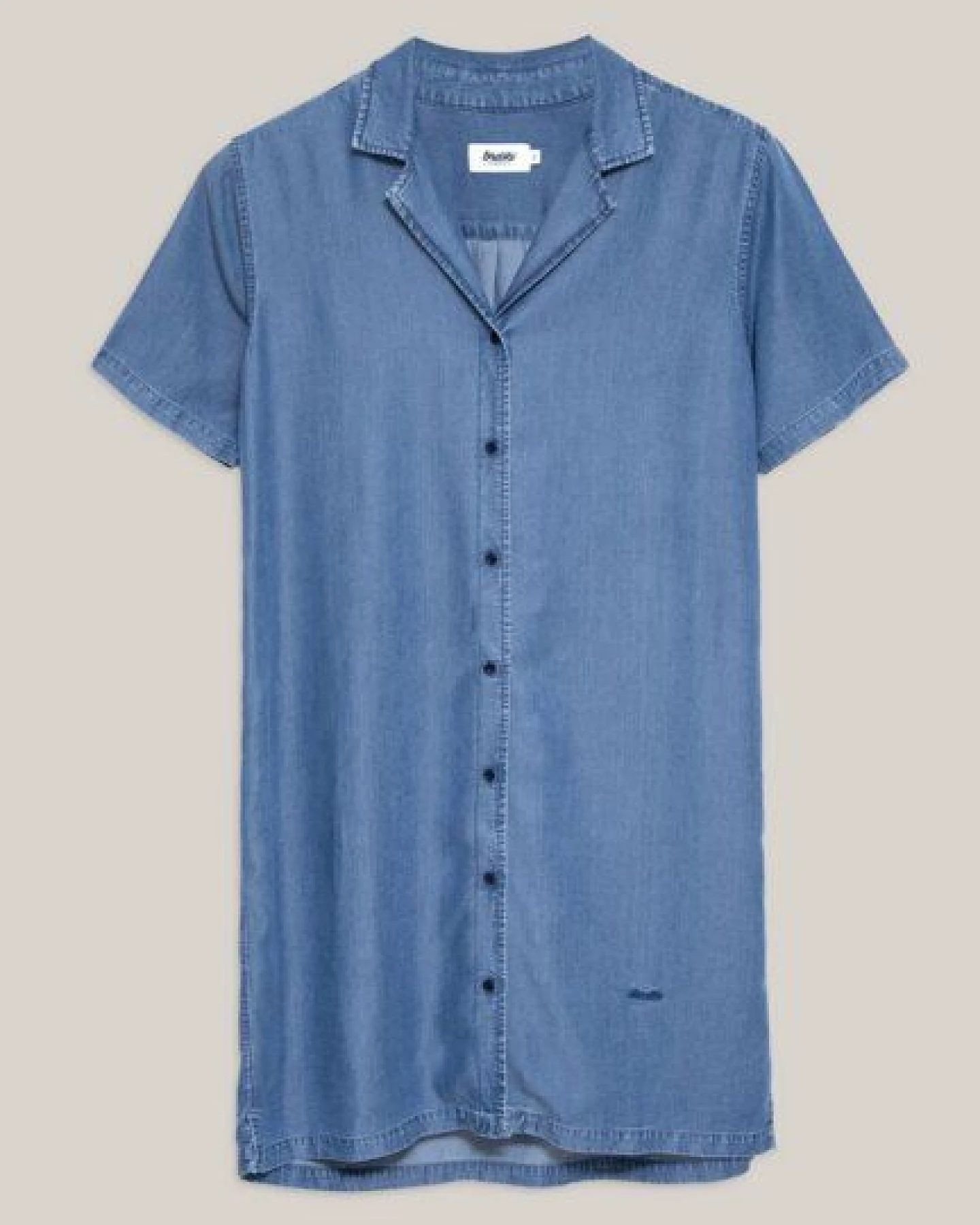 Brava Fabrics Denim Aloha Overshirt Indigo – Ansicht 4