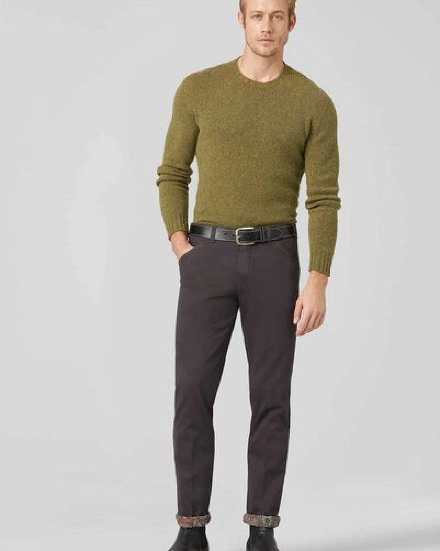 MEYER THERMO BI-COLOUR BAUMWOLL-CHINO – Ansicht 2