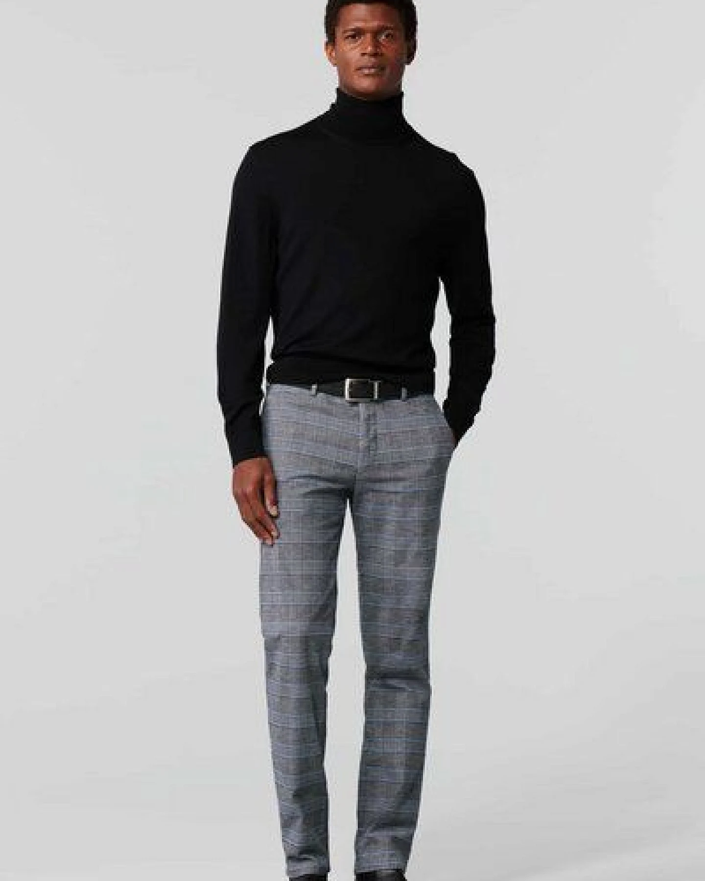 MEYER Wool Look "Prince of Wales" Chino – Ansicht 2