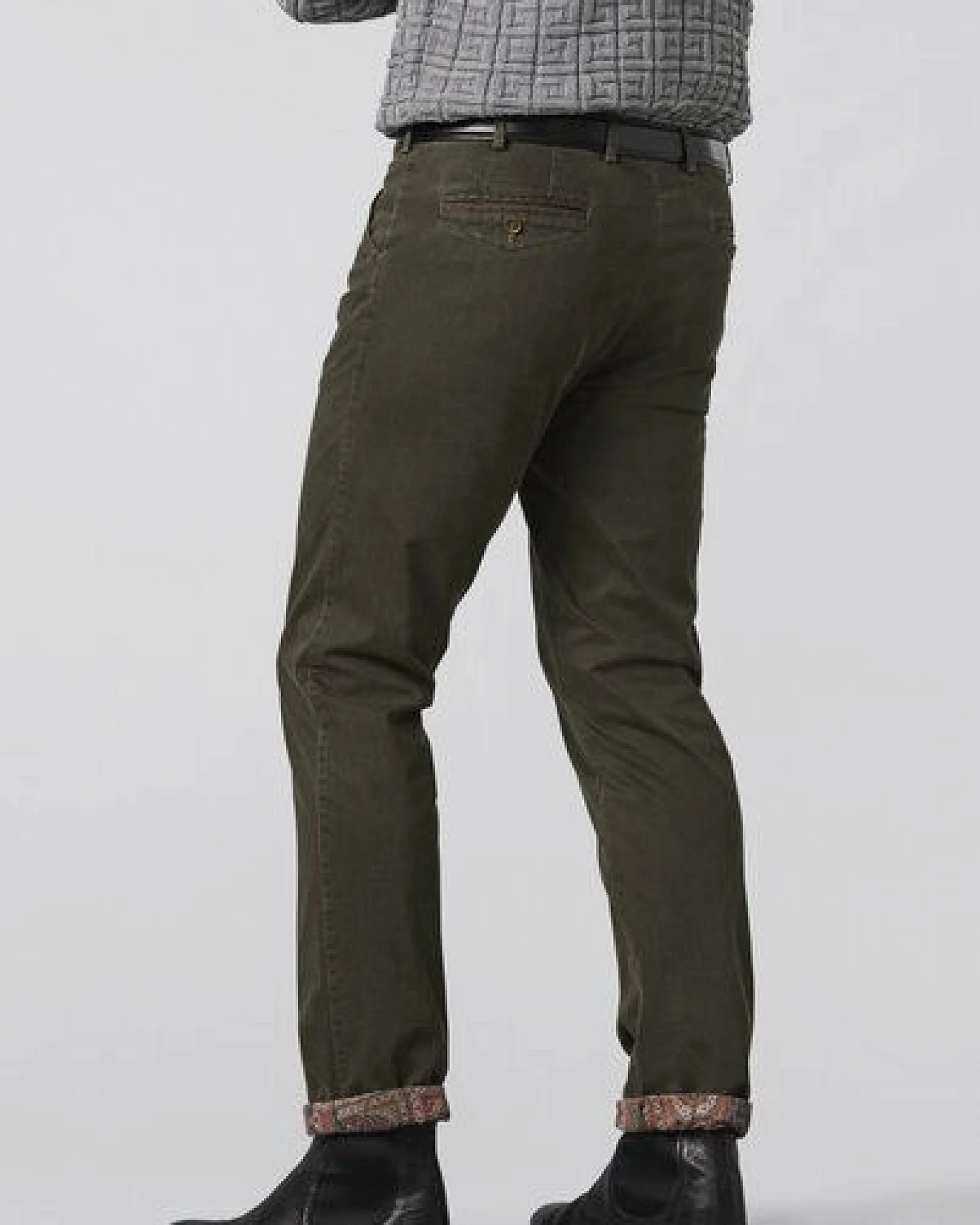 MEYER THERMO BI-COLOUR BAUMWOLL-CHINO – Ansicht 3