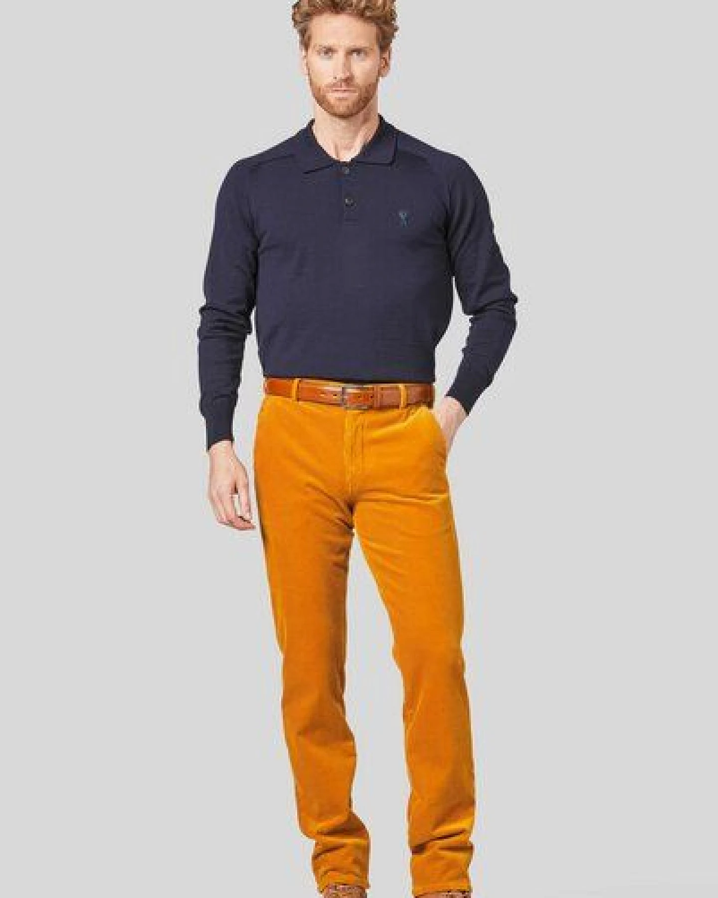 MEYER Superstretch Premium Cord Chino – Ansicht 2