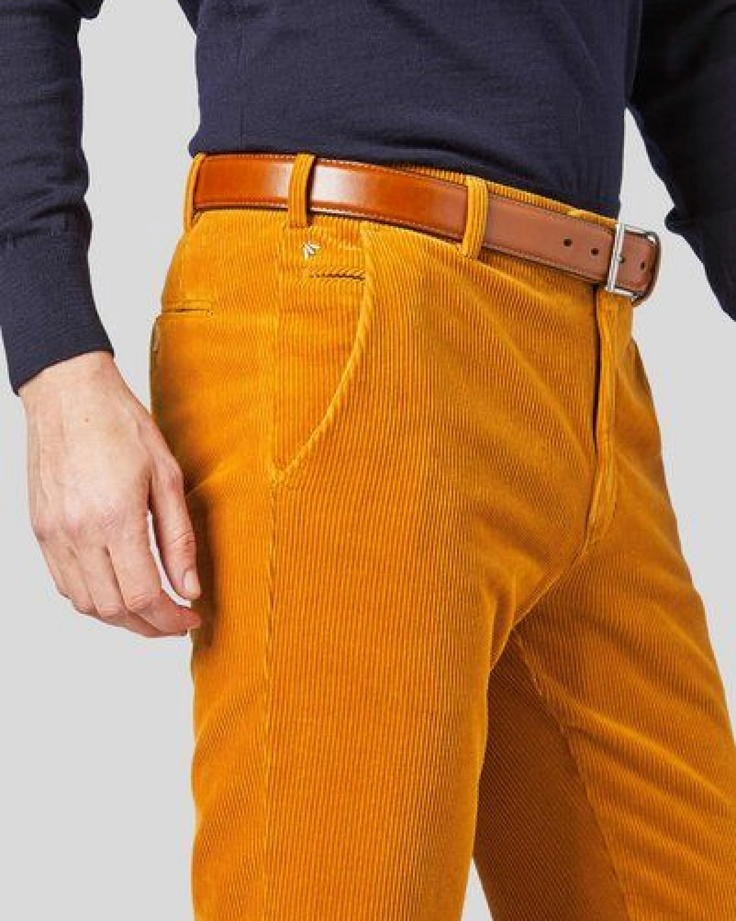 MEYER Superstretch Premium Cord Chino – Ansicht 4