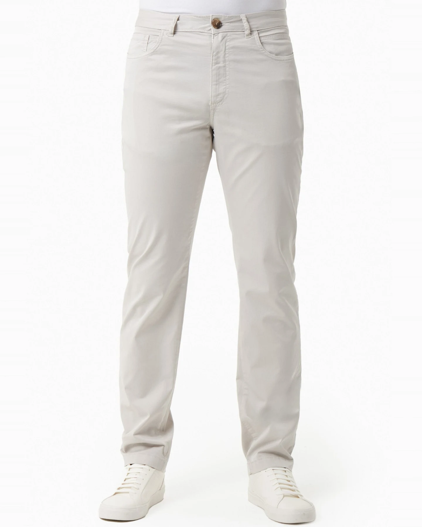 ORGANICATION Herren vegan Hose Regular Fit Hellgrau – Ansicht 2