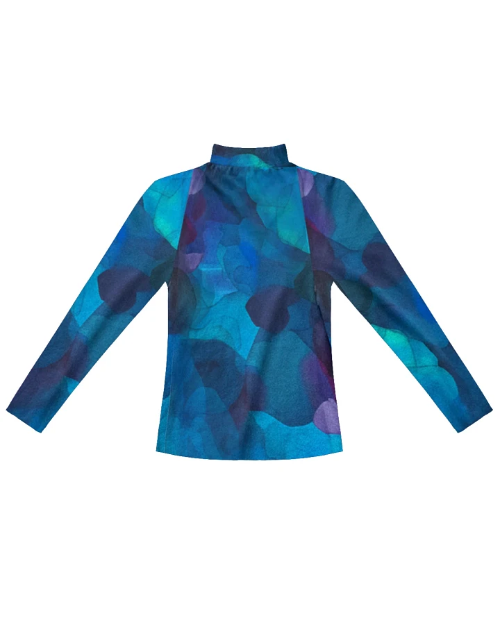 WiDDA Damen vegan Top Neo Roll Neck Dark Clouds