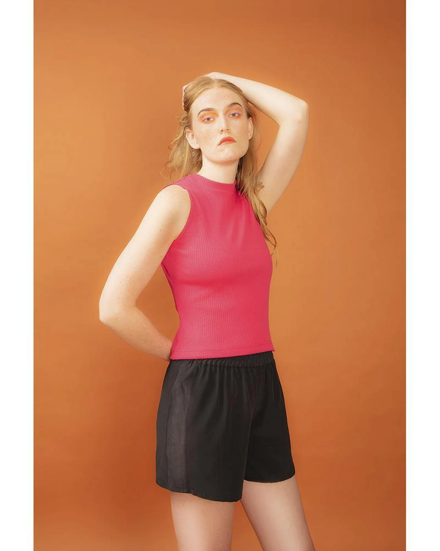 MAHLA Damen vegan Top Solja Fuchsia – Ansicht 2