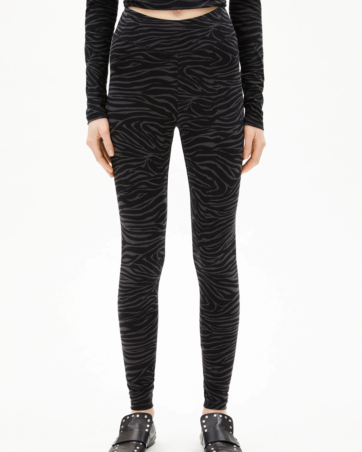 ARMEDANGELS Leggings FARIBAA ZEBRARAA – Ansicht 2