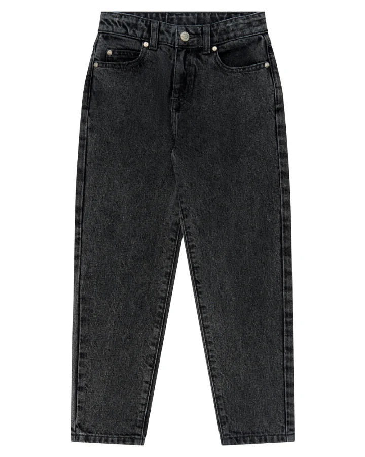 The NEW - Jeans-Hose "Mom" grau