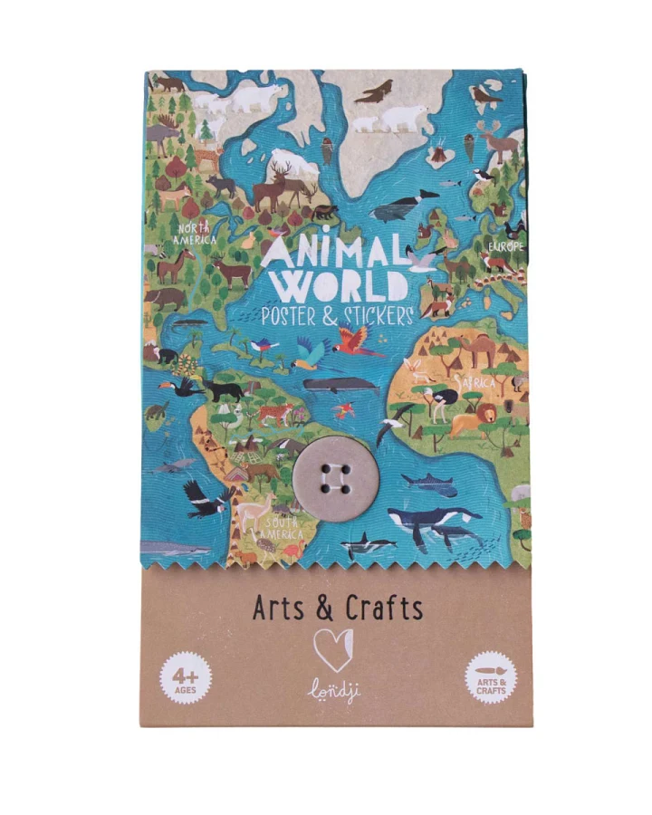 londji - Activity Sticker-Poster "Animal World"