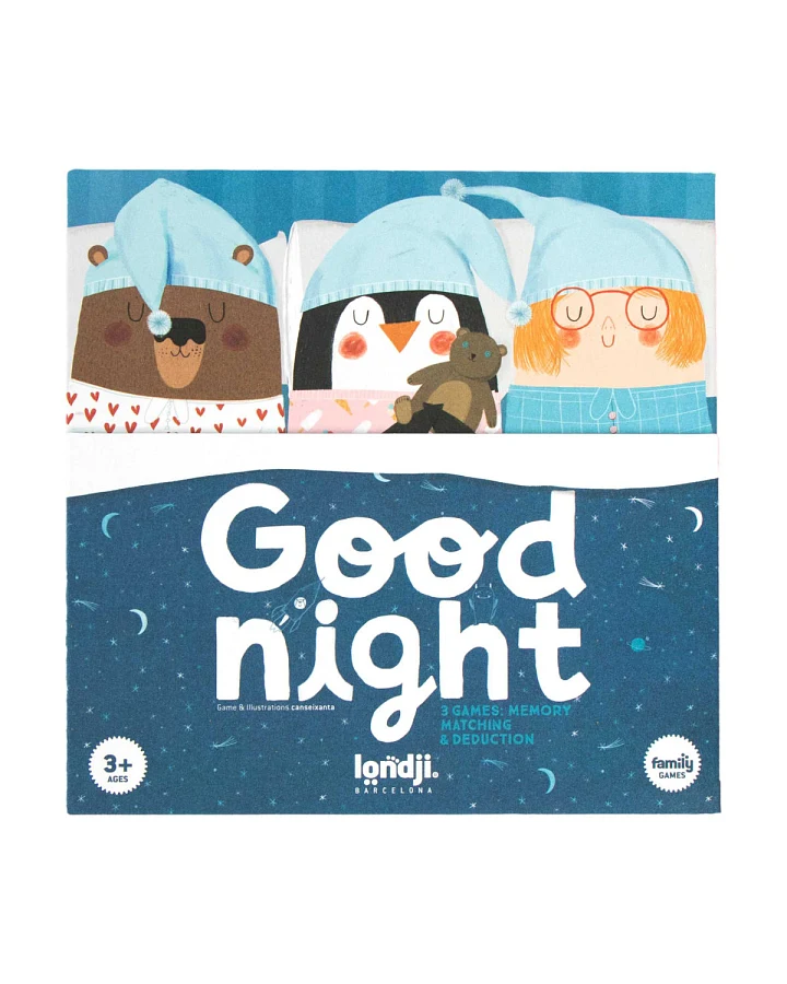 londji - 3-in-1 Familienspiel "Good Night"