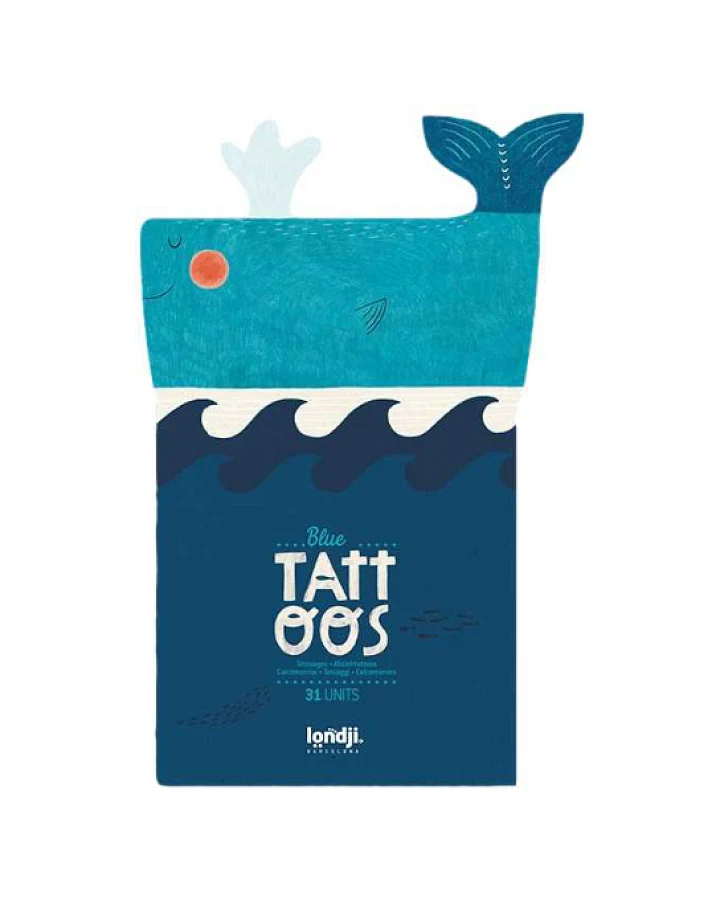 londji - Abziehtattoos "Blue"