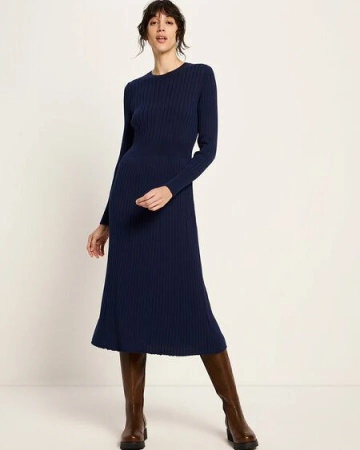 LANIUS Strickkleid aus Bio-Baumwolle