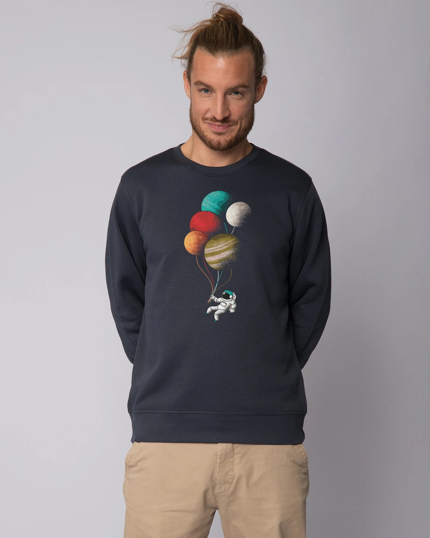 Watapparel Sweatshirt Balloon Spaceman – Ansicht 2