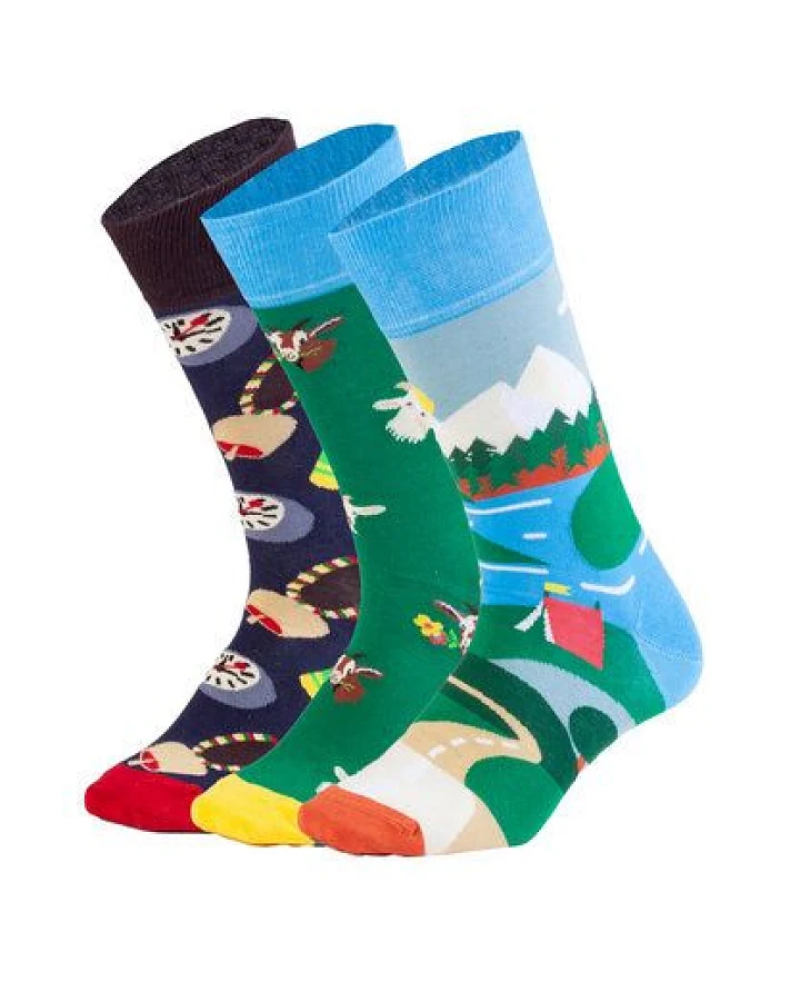 DillySocks Socken „Swiss Alps“
