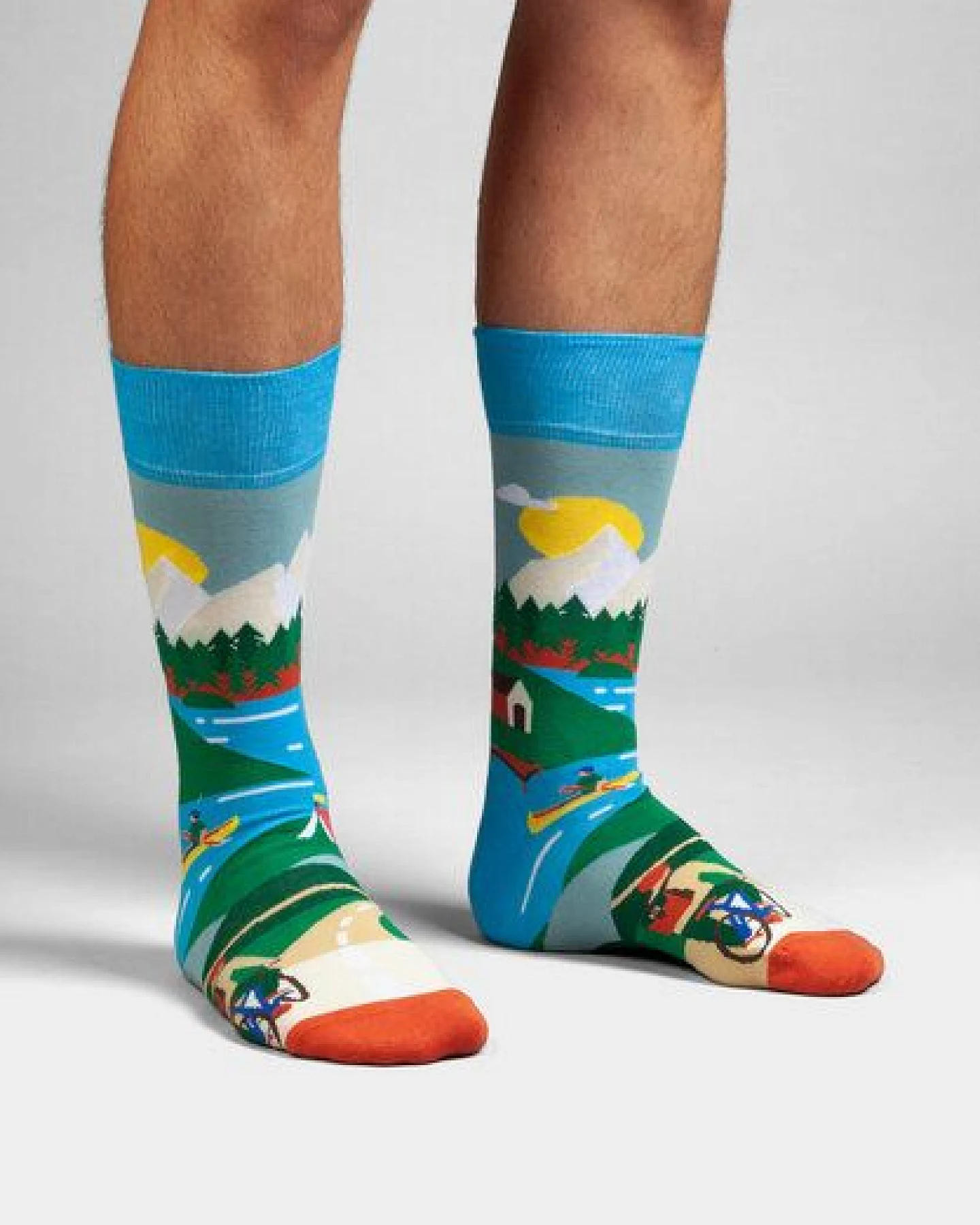 DillySocks Socken „Swiss Alps“ – Ansicht 2