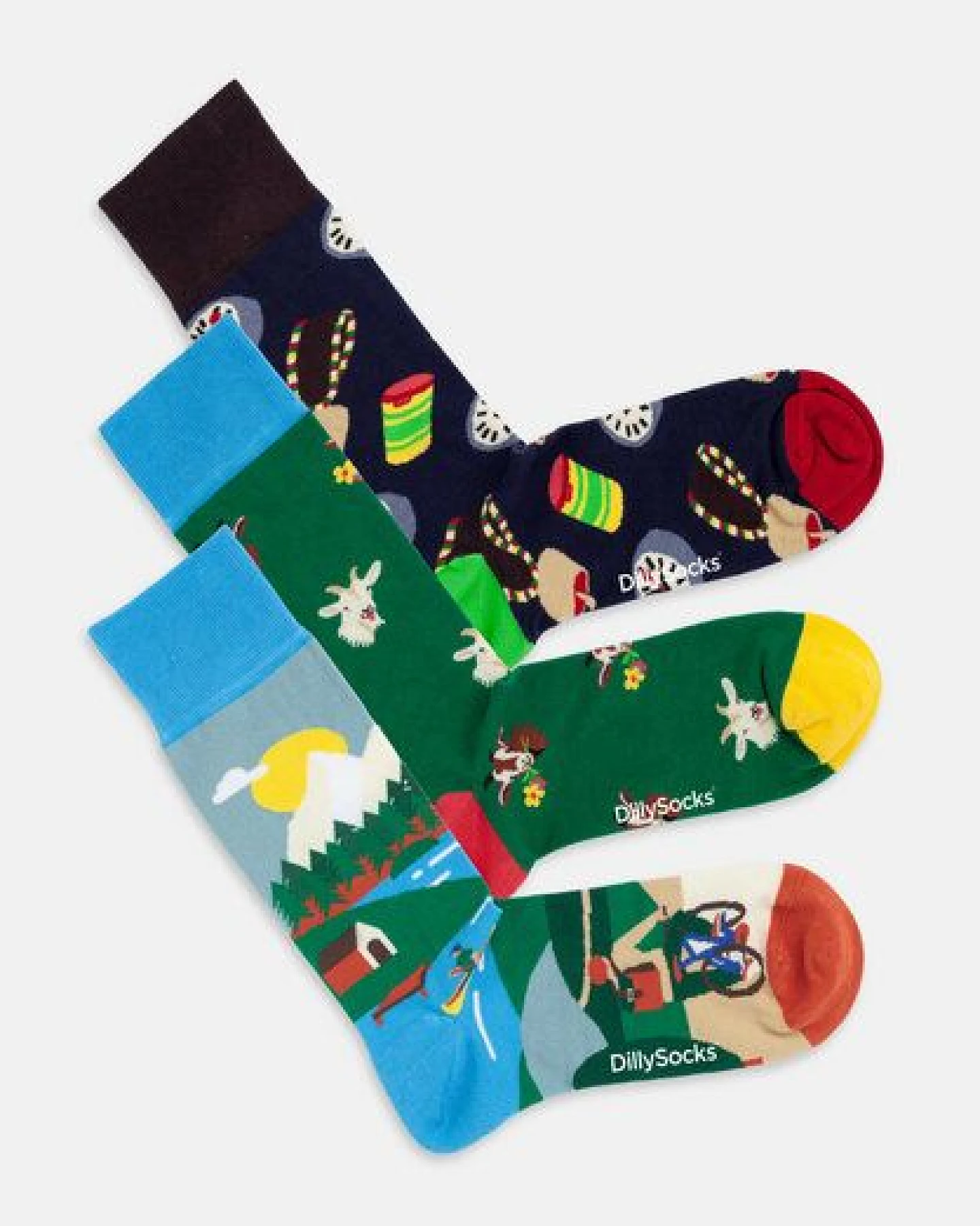 DillySocks Socken „Swiss Alps“ – Ansicht 3