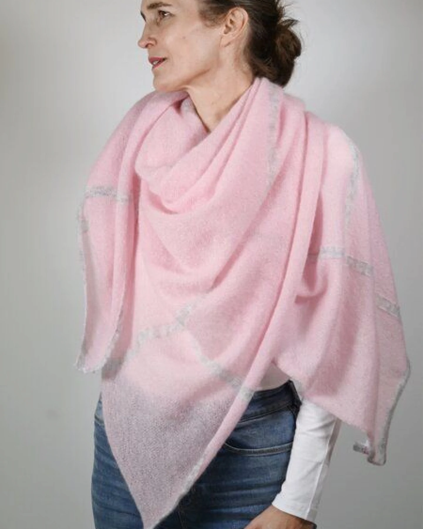 Susan's Fashion Plaid Patricia aus Biomohairwolle – Ansicht 2