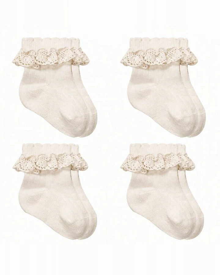 bistyle Baby Socken mit Spitze