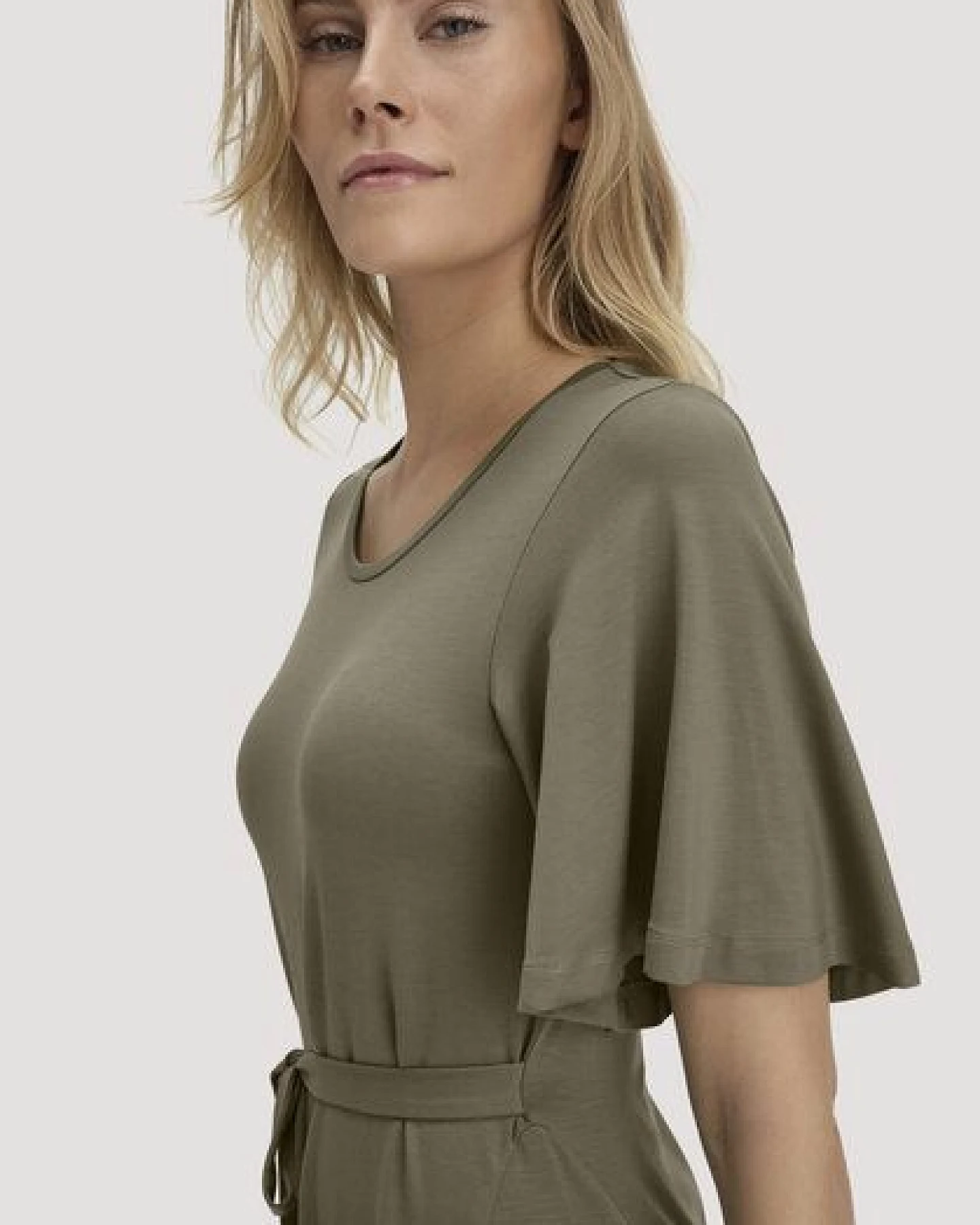 hessnatur Jersey Kleid Kniebedeckend Slim aus TENCEL Lyocell – Ansicht 2