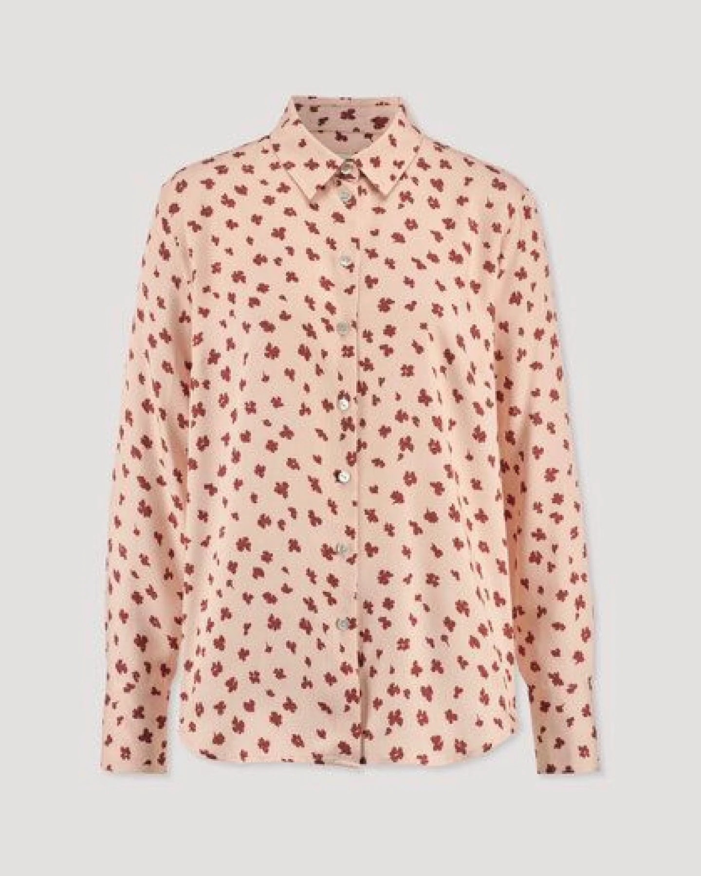 hessnatur Print Bluse Relaxed aus reiner LENZING ECOVERO Viskose – Ansicht 4