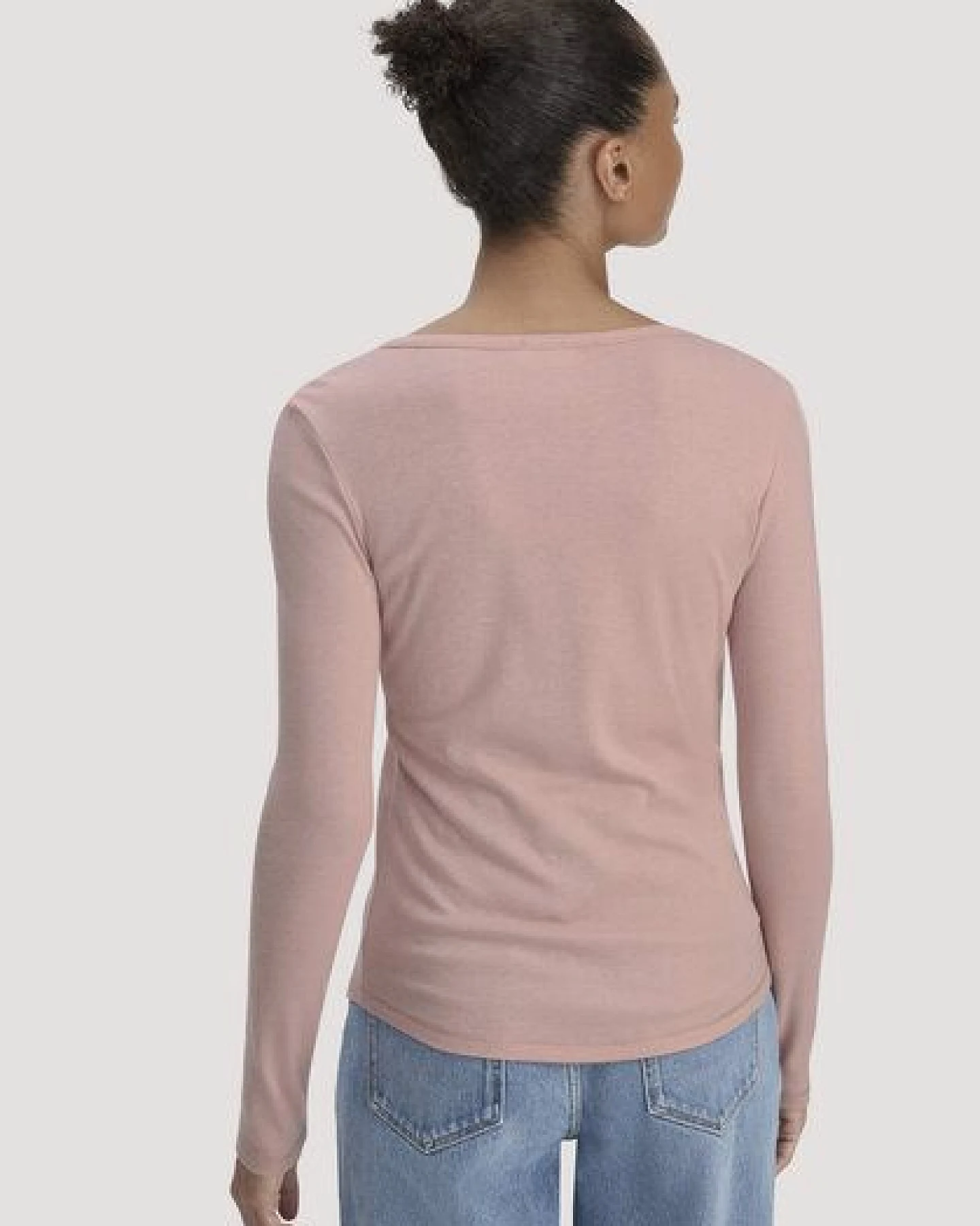 hessnatur Softrib Longsleeve Henley Fitted aus Bio-Baumwolle und Tencel Modal – Ansicht 2