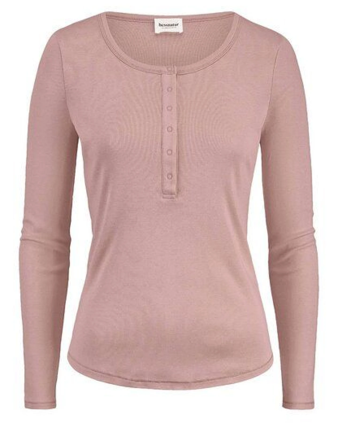 hessnatur Softrib Longsleeve Henley Fitted aus Bio-Baumwolle und Tencel Modal – Ansicht 3