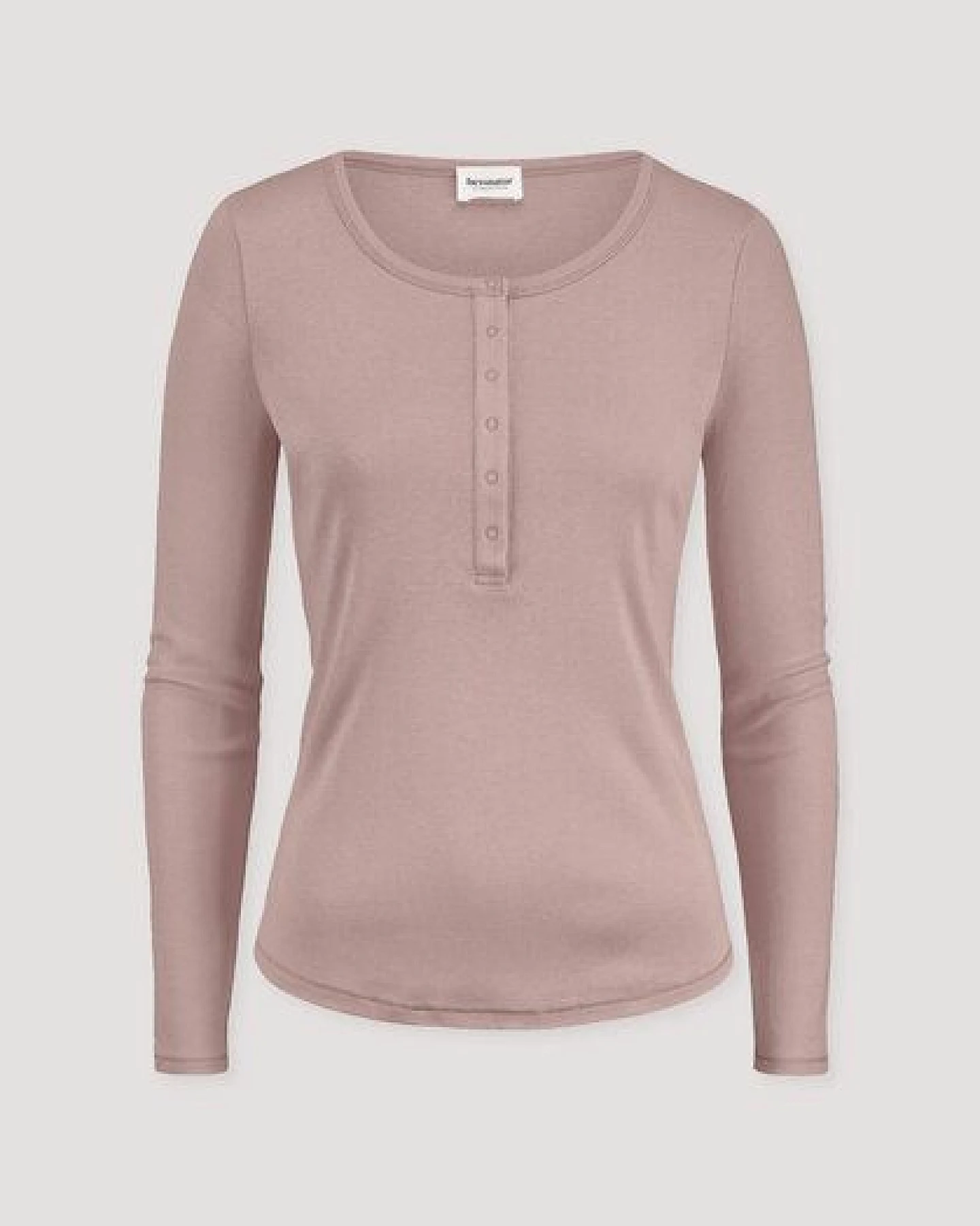 hessnatur Softrib Longsleeve Henley Fitted aus Bio-Baumwolle und Tencel Modal – Ansicht 4