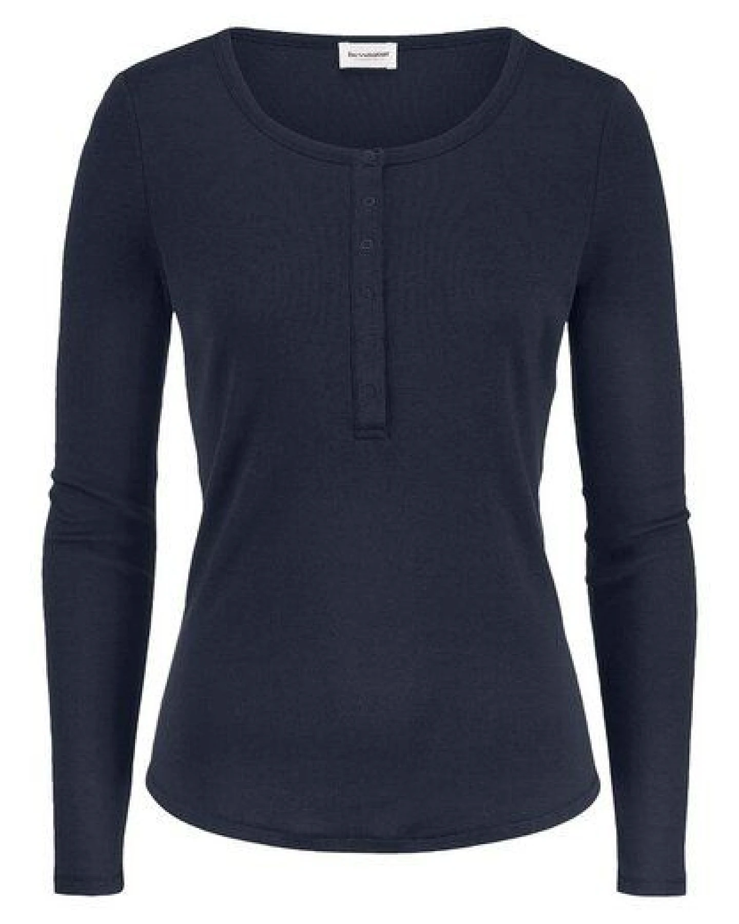 hessnatur Softrib Longsleeve Henley Fitted aus Bio-Baumwolle und Tencel Modal – Ansicht 3