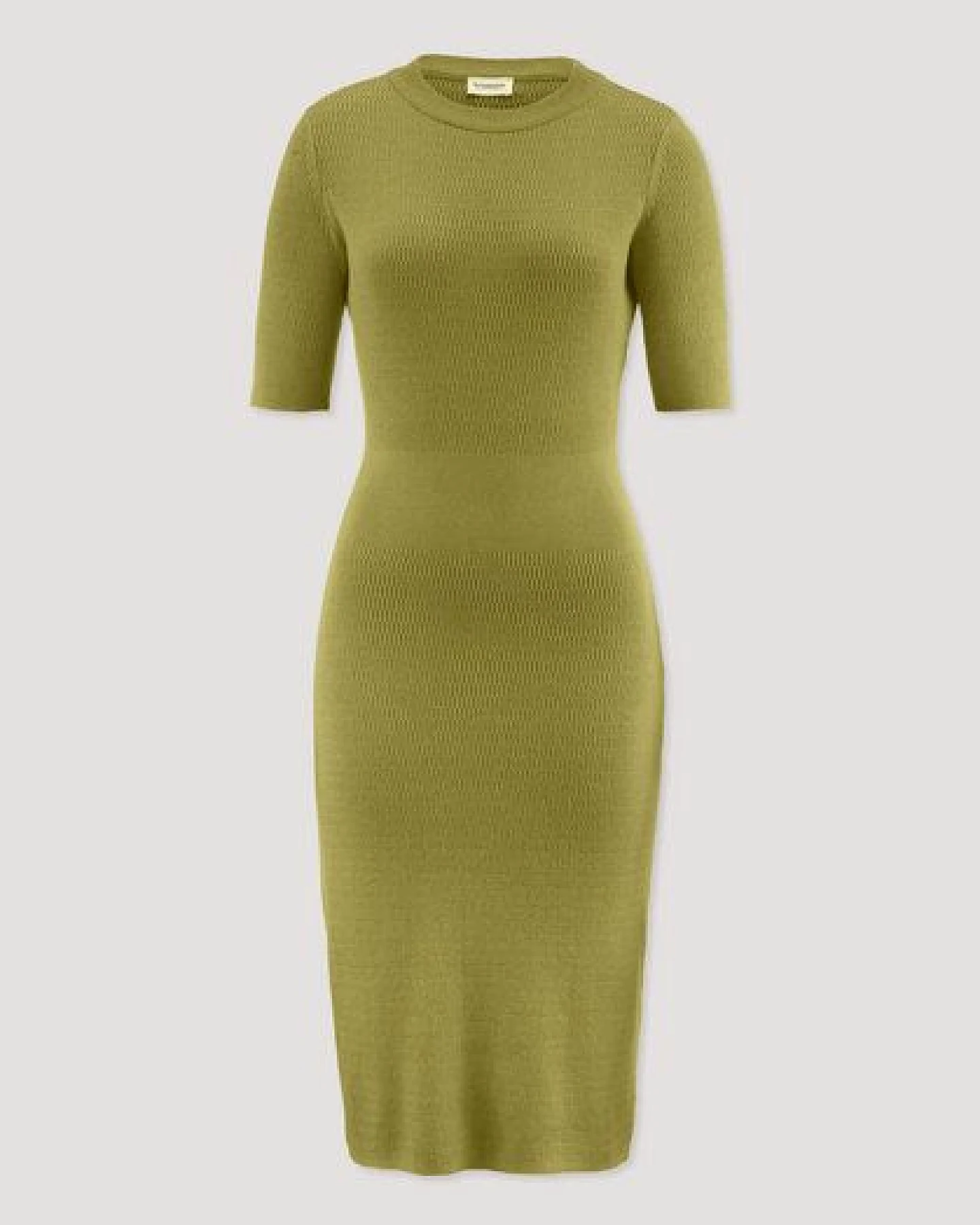 hessnatur Strick Kleid Regular aus Bio-Baumwolle und Wolle – Ansicht 4