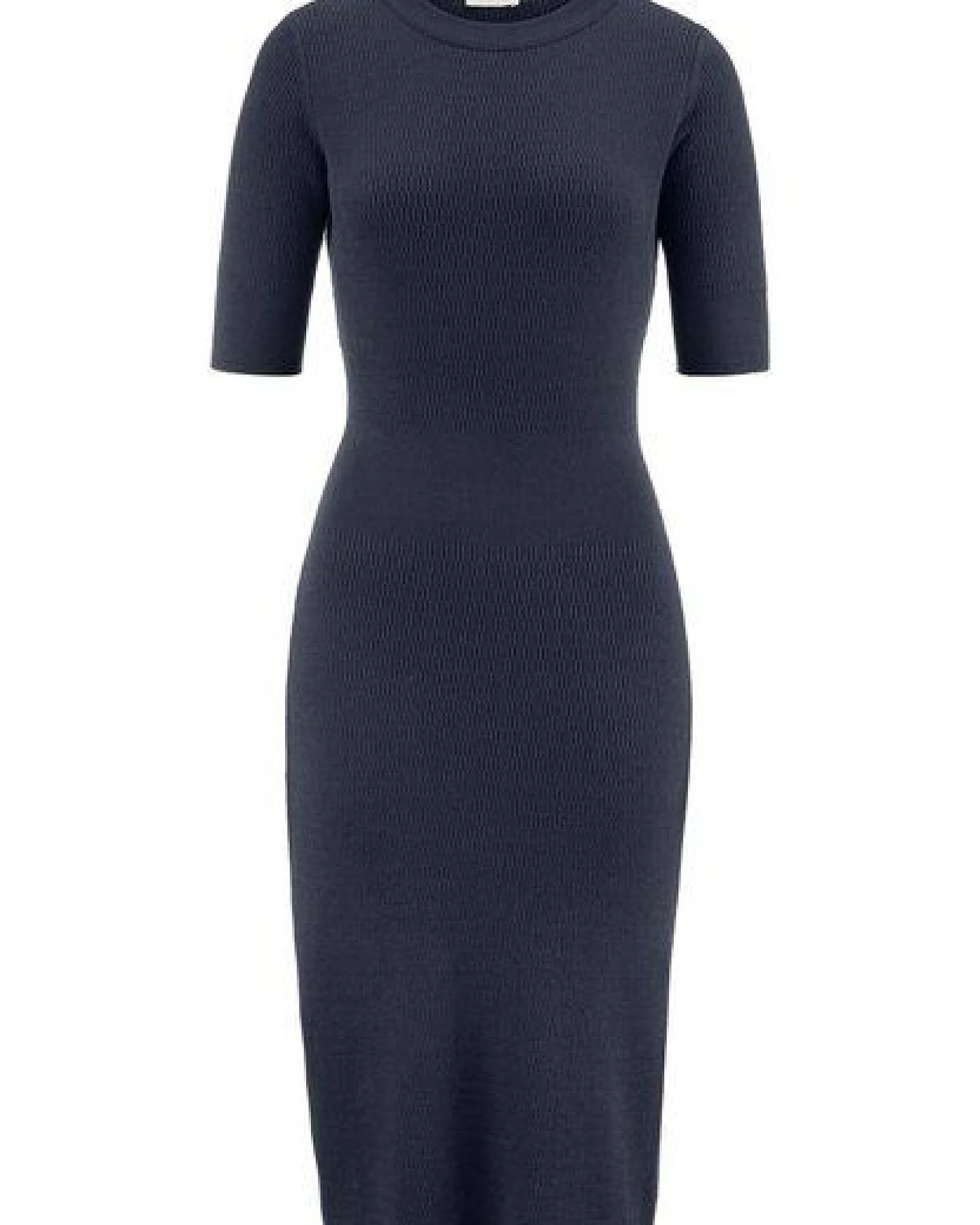 hessnatur Strick Kleid Regular aus Bio-Baumwolle und Wolle – Ansicht 3