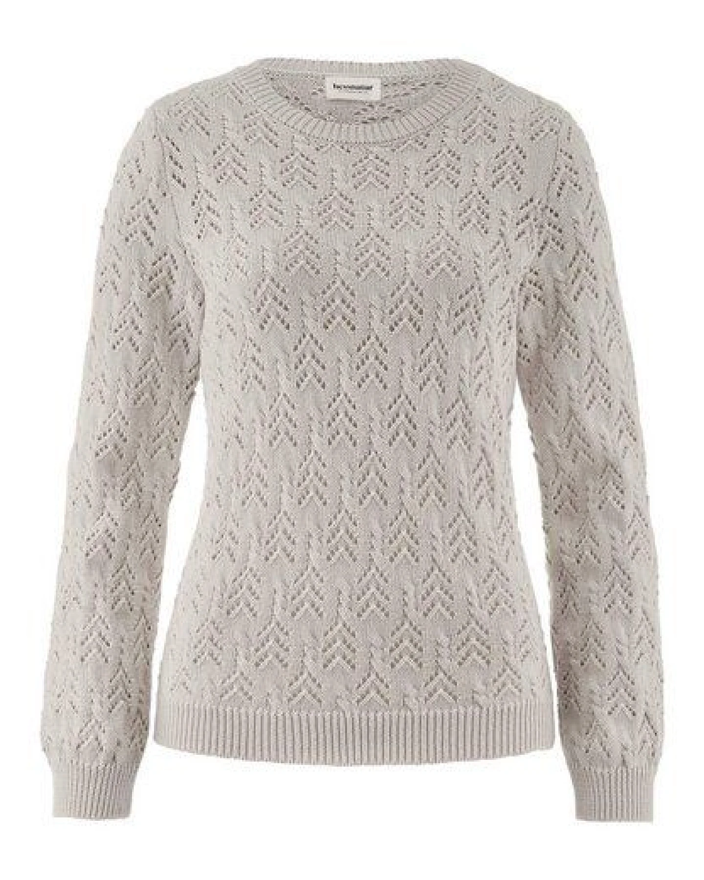 hessnatur Strick Pullover Regular aus Bio-Baumwolle und Wolle – Ansicht 3
