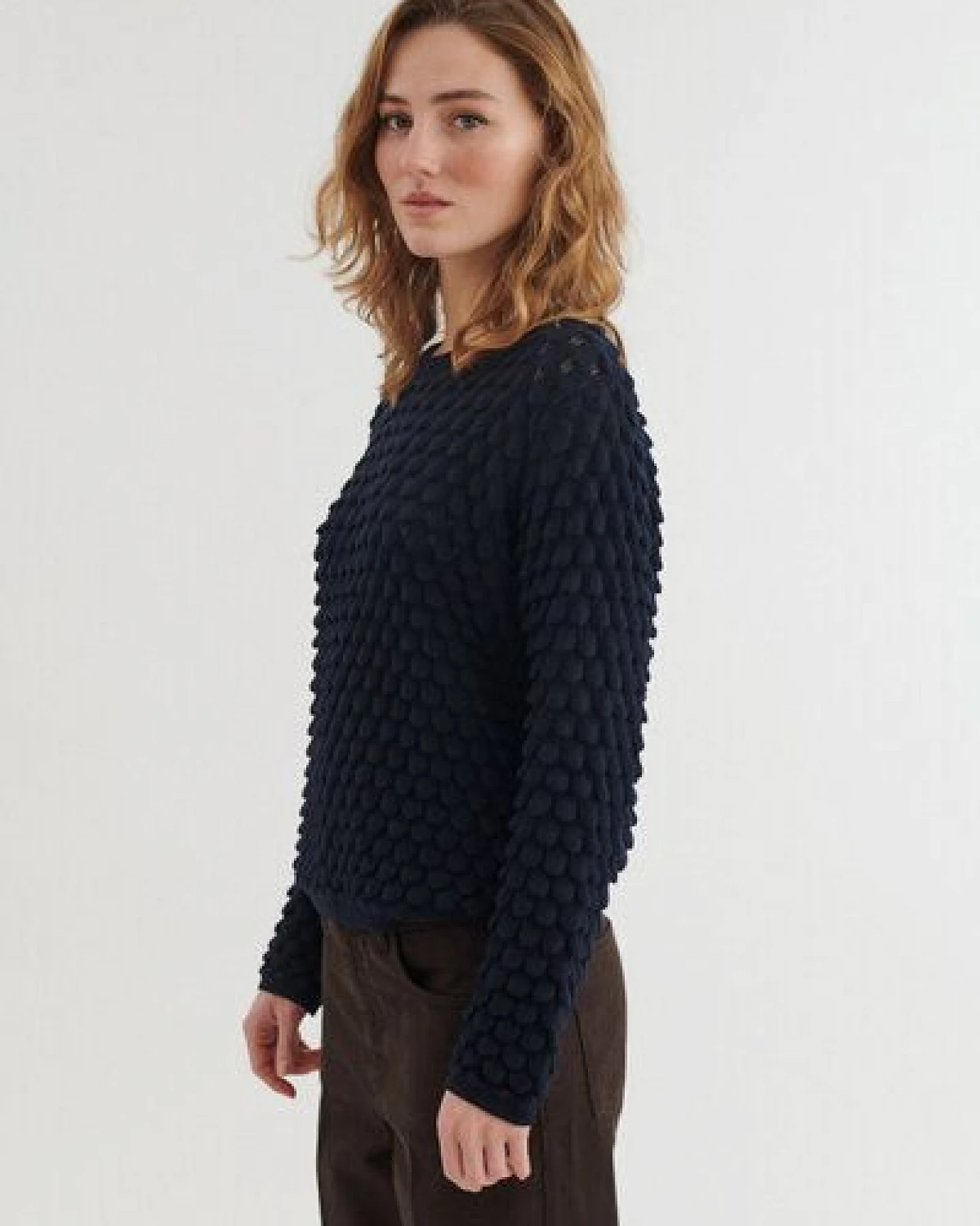 Basic Apparel Cilla Strickpullover aus Bio-Baumwolle – Ansicht 2