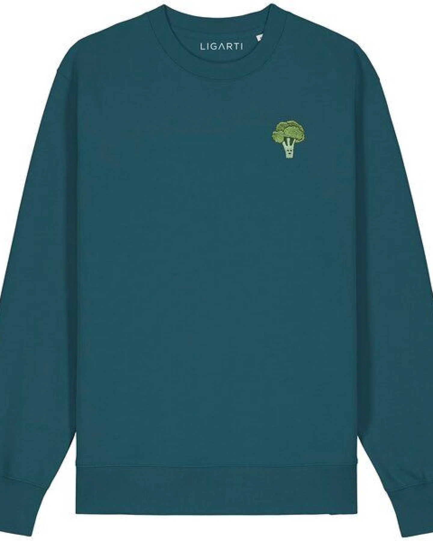 Bestickter Pullover – Brokkoli – LIGARTI Tiermanufaktur – Ansicht 4