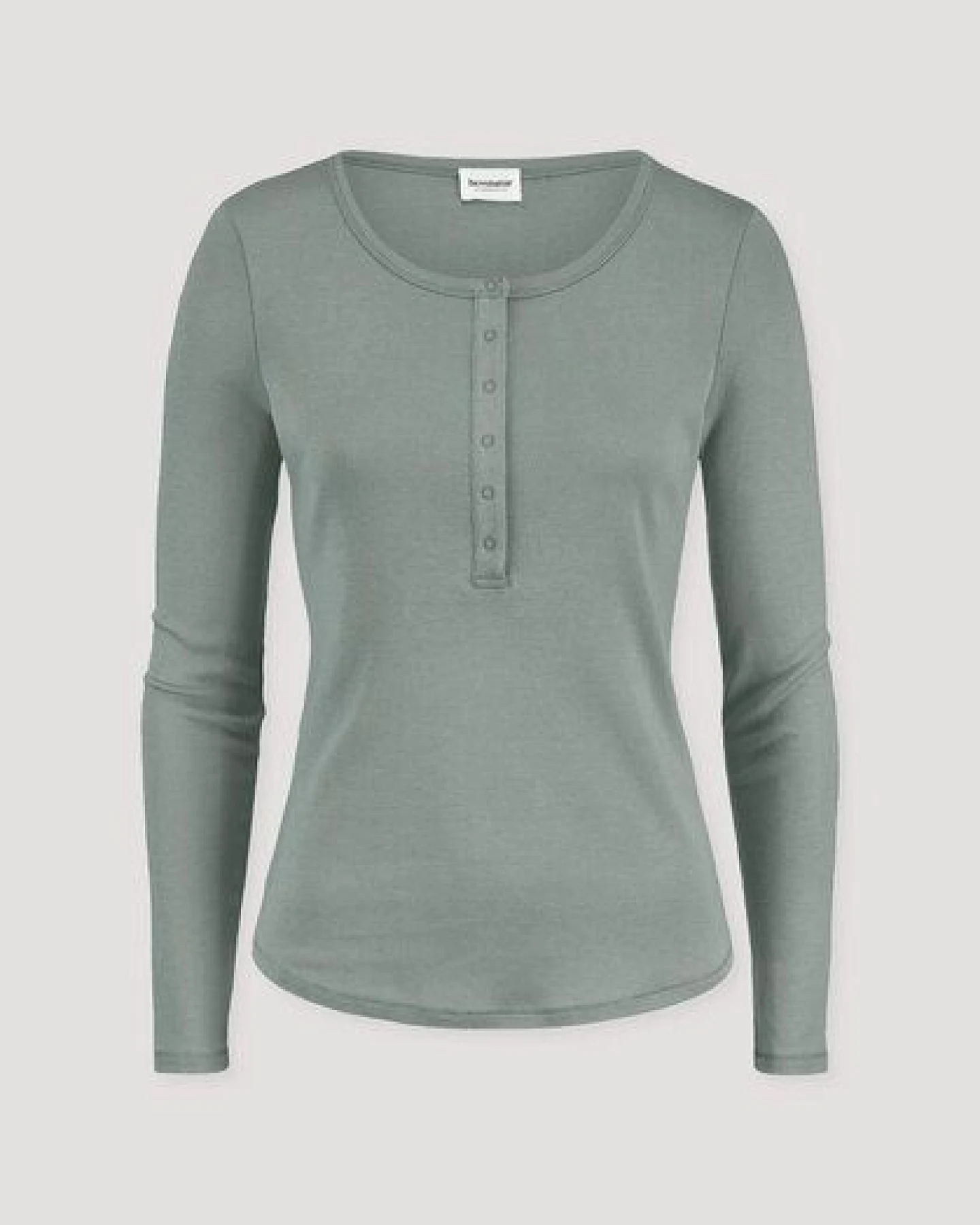 hessnatur Softrib Longsleeve Henley Fitted aus Bio-Baumwolle und Tencel Modal – Ansicht 4