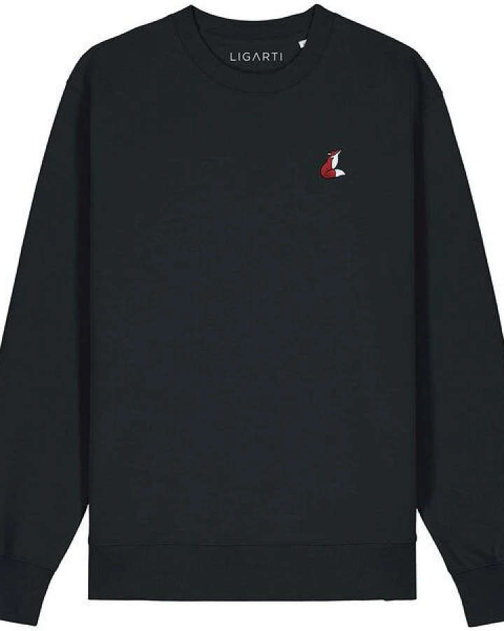 Bestickter Pullover – Valentina der Fuchs – LIGARTI Tiermanufaktur