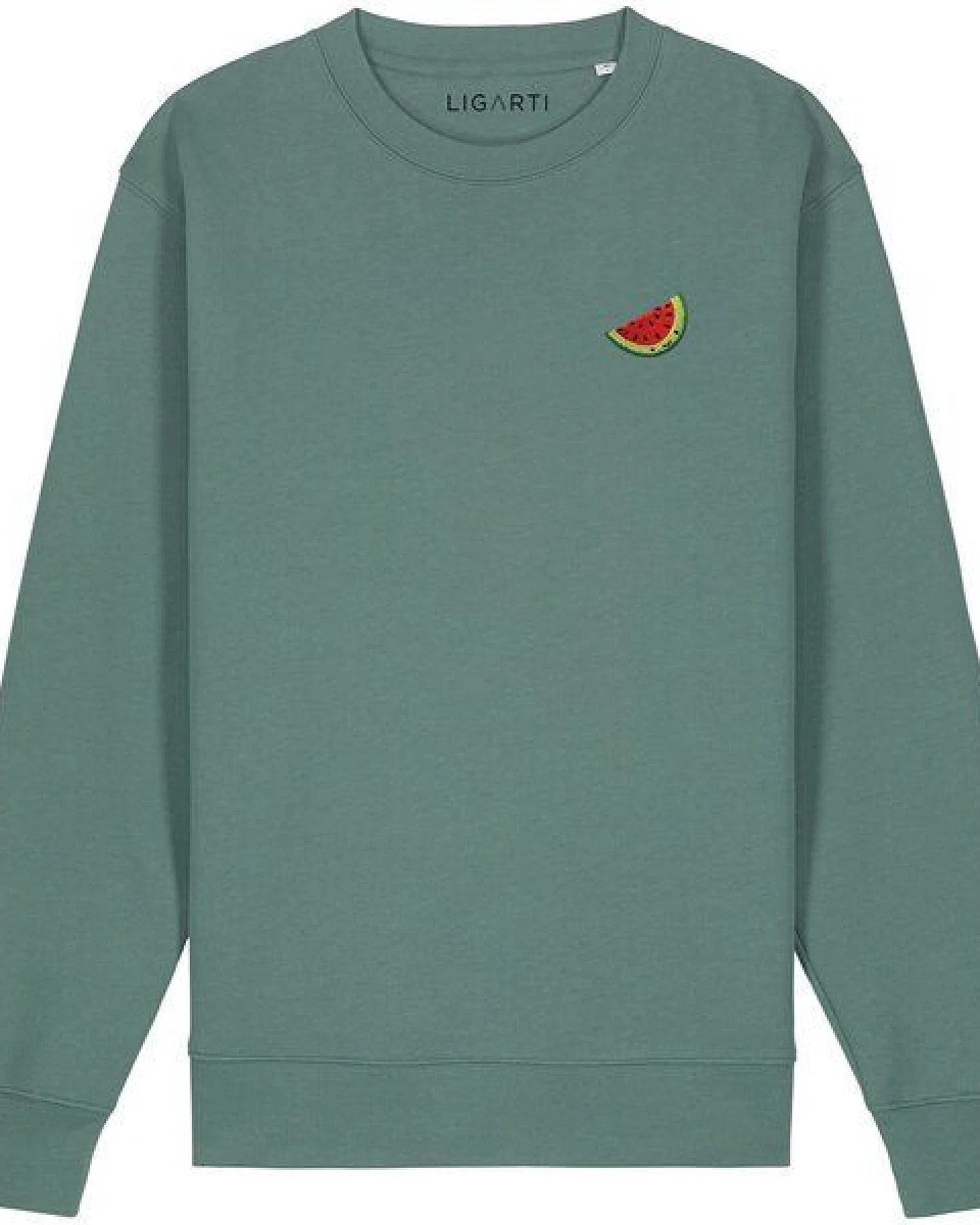 Bestickter Pullover – Wassermelone – LIGARTI Tiermanufaktur – Ansicht 3