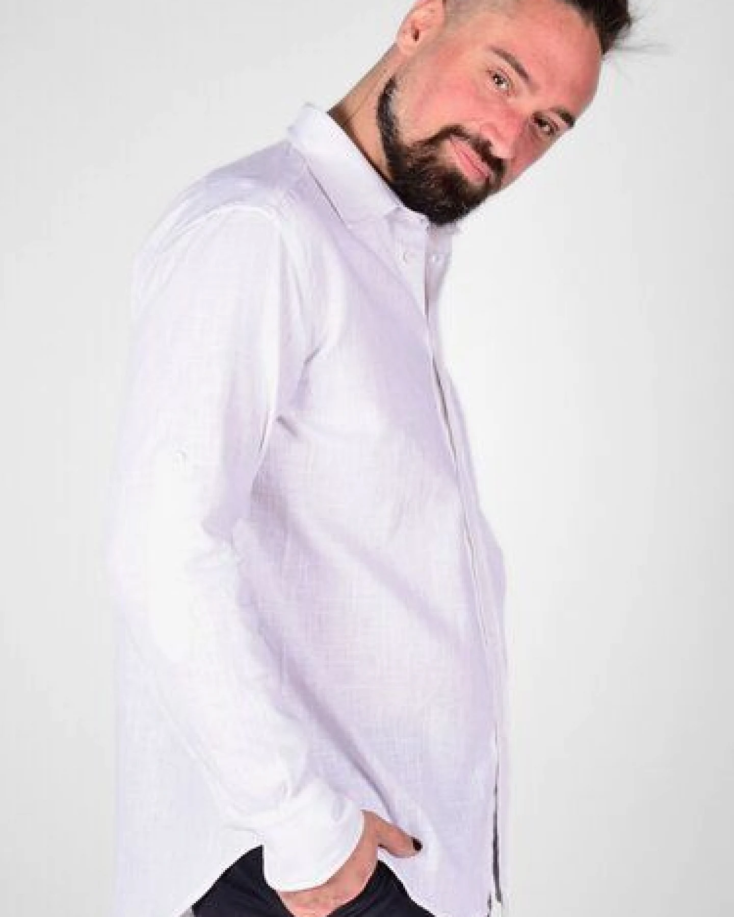 Mrs.Hippie Herren-Leinenhemd "Karsten" – Helden & Halunken – Ansicht 4
