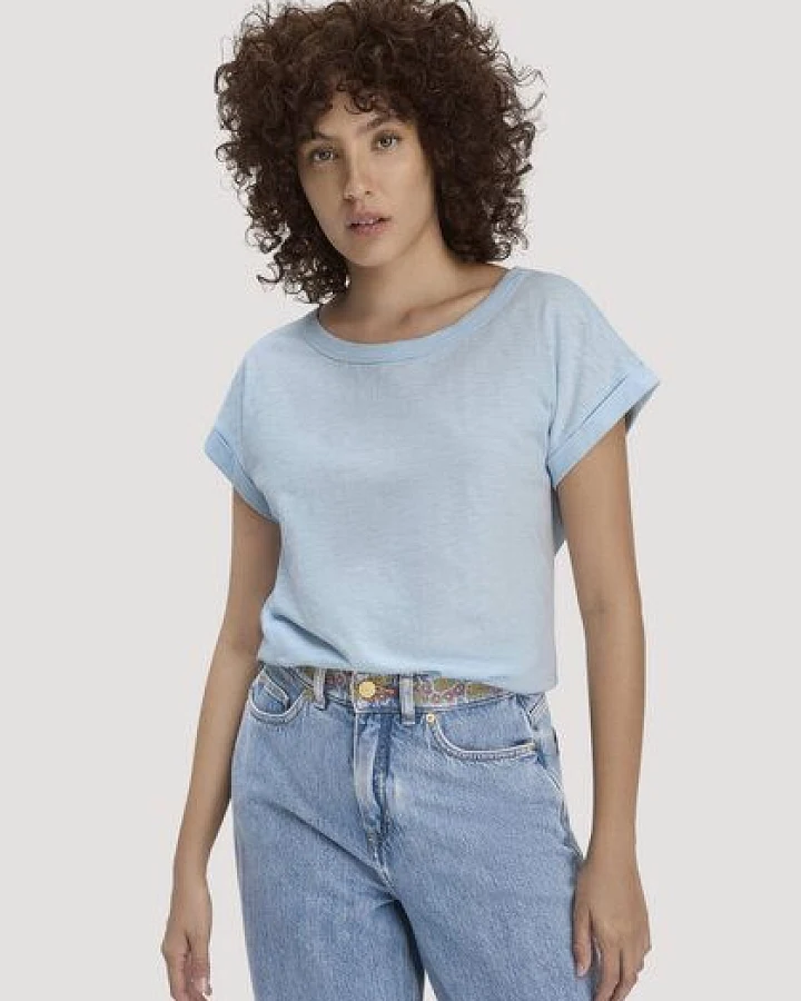 hessnatur Light Slub T-Shirt Relaxed aus reiner Bio-Baumwolle