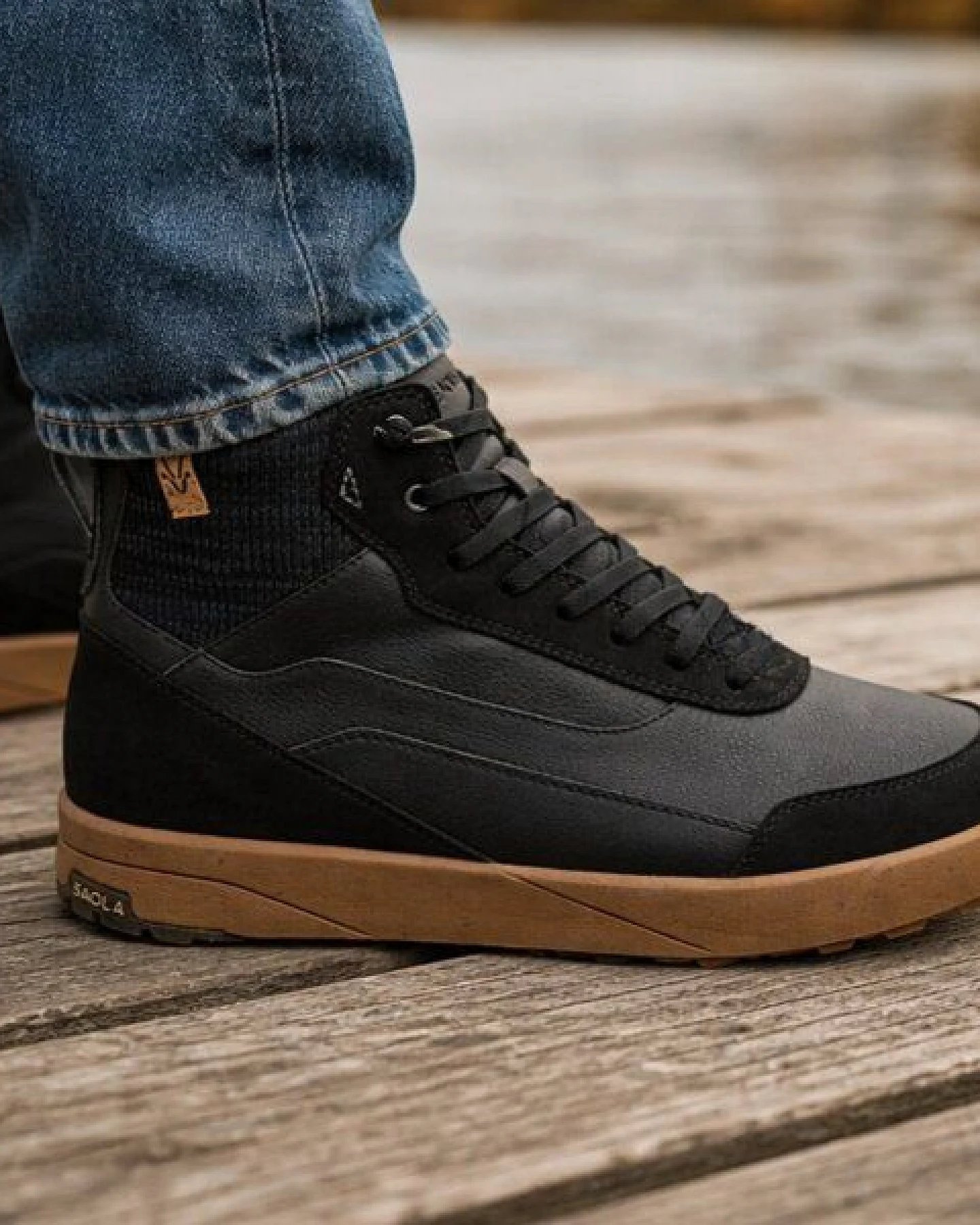 SAOLA QUITO- wasserfeste vegane Hi-Sneakers mit "Easy-Slip-In" – Ansicht 4
