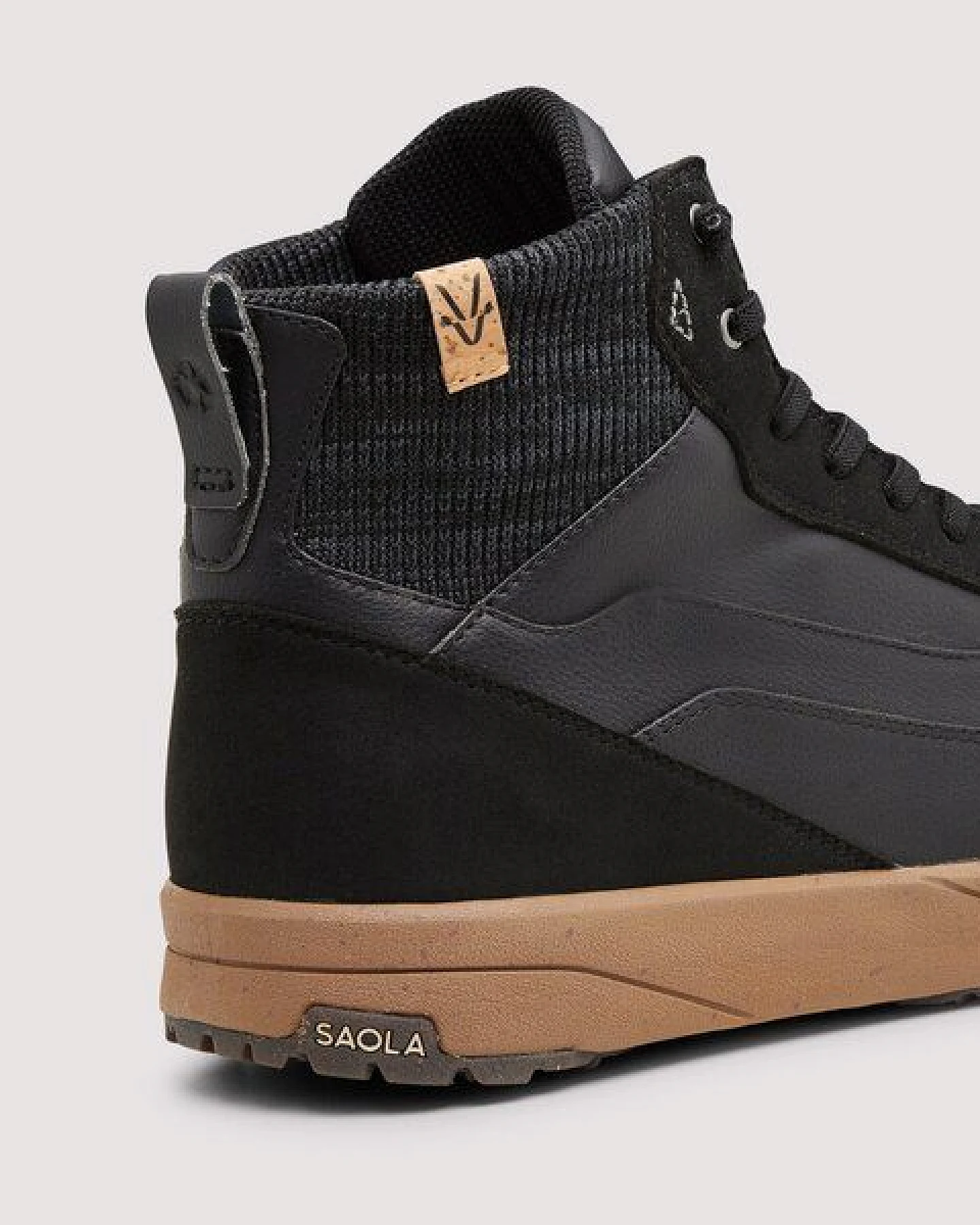 SAOLA QUITO- wasserfeste vegane Hi-Sneakers mit "Easy-Slip-In" – Ansicht 2