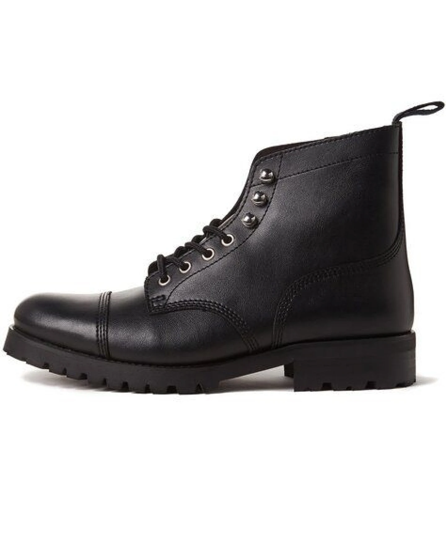 Will's Vegan Shop Weit geschnittene Arbeitsstiefel – Ansicht 4