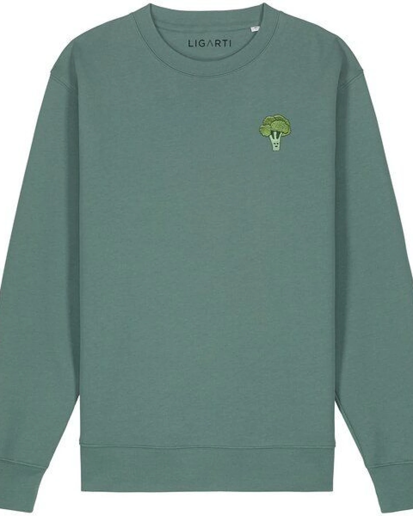 Bestickter Pullover – Brokkoli – LIGARTI Tiermanufaktur – Ansicht 3